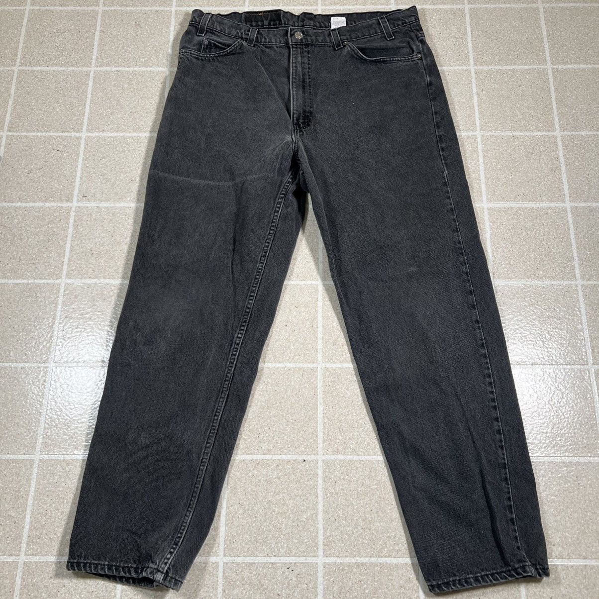 Levi's Vintage Levis Jeans 34x29 Black White Tab Made In USA Faded Size US 34 / EU 50 - 5 Thumbnail