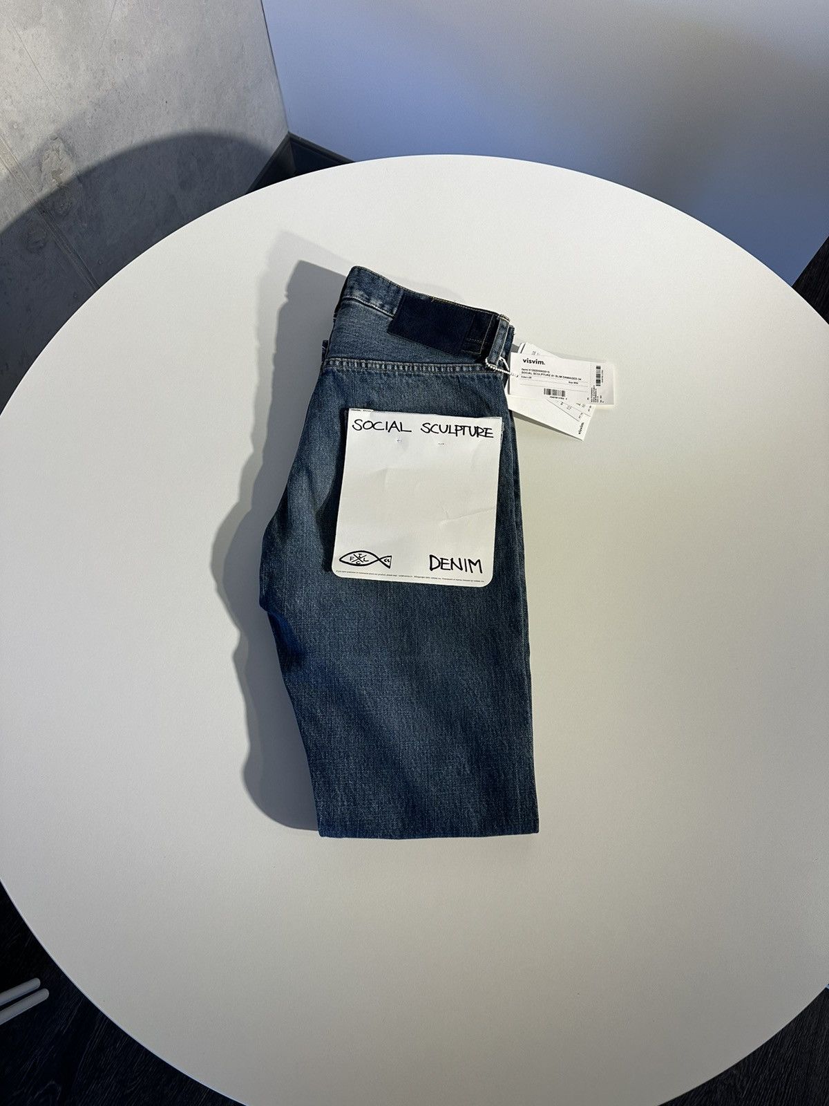 Visvim Visvim Social Sculpture 01 Damaged-34 Slim Jean | Grailed