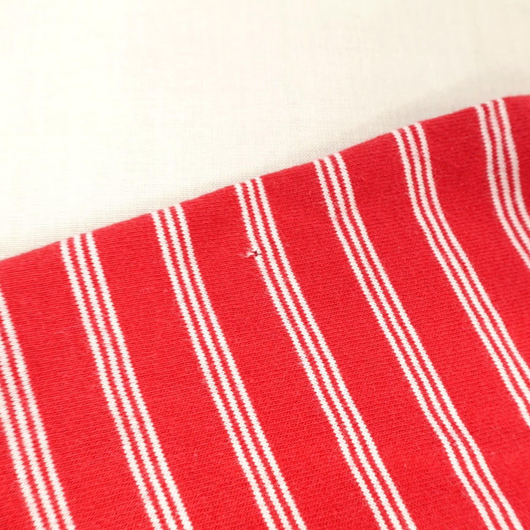 Ralph Lauren VINTAGE Ralph Lauren Polo Shirt Mens Large Red White Stripes 1/4 Zip Activewear Y2K Size US L / EU 52-54 / 3 - 3 Thumbnail