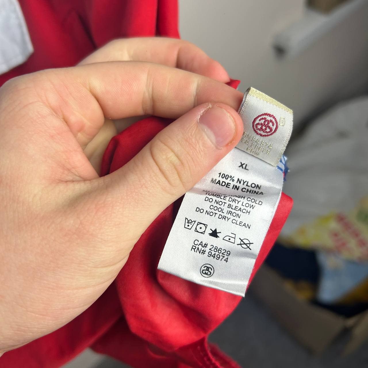 Stussy Mens Stussy Small logo Anorak nylon y2k japan jacket Size US XL / EU 56 / 4 - 9 Thumbnail
