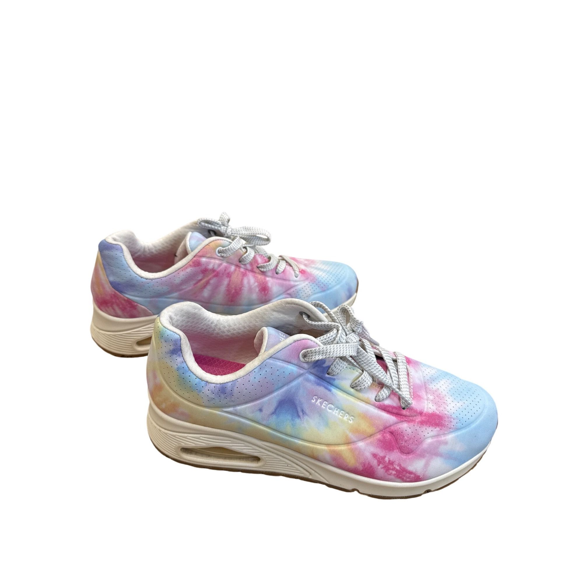 SKECHERS Skechers Womens Tie-Dye Athletic Sneakers Lace-Up Comfort Sh Size US 11 / IT 41 - 4 Thumbnail