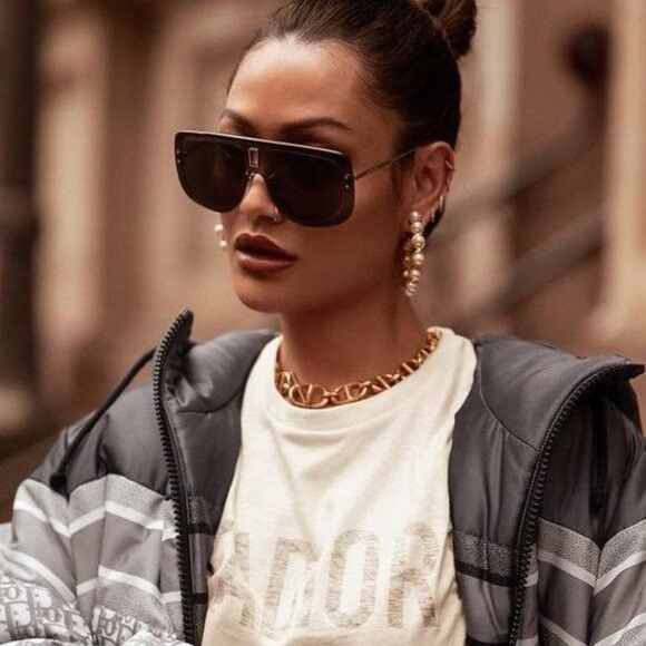 Dior 🕶️ New Dior ULTRADIOR MU B0A0 Gold/Grey Sunglasses Size ONE SIZE - 1 Thumbnail
