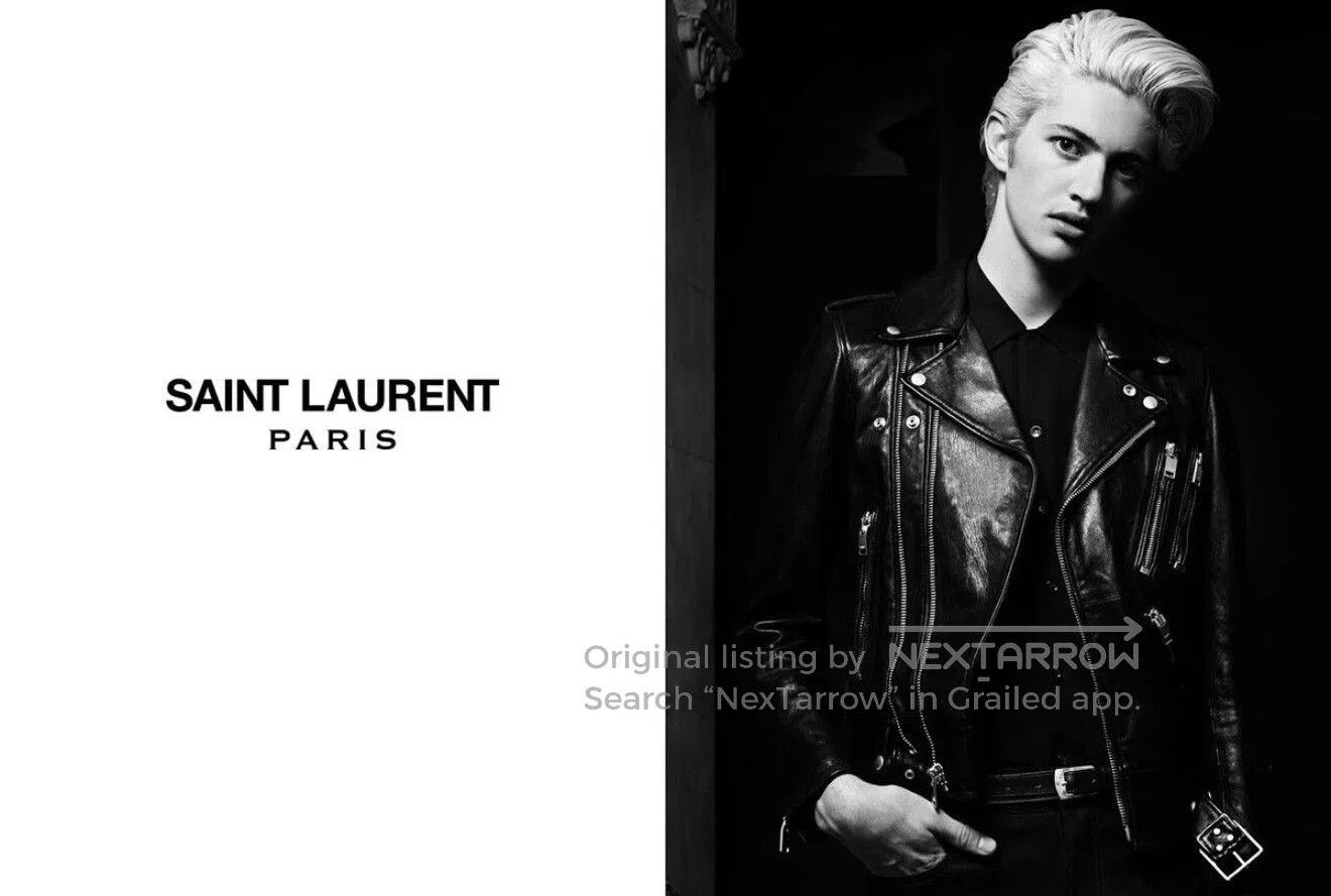 Saint Laurent Paris Saint Laurent Leather Biker Jacket. Size US M / EU 48-50 / 2 - 8 Thumbnail