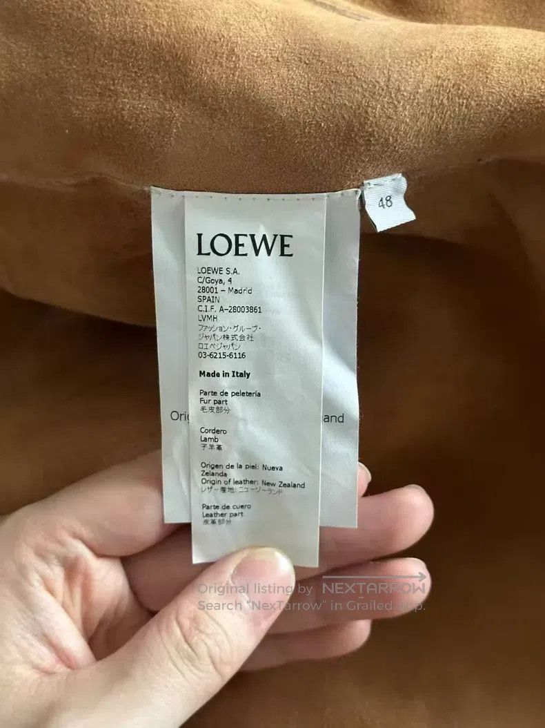 Loewe Loewe Leather and Fur Blended Jacket Size US M / EU 48-50 / 2 - 4 Thumbnail