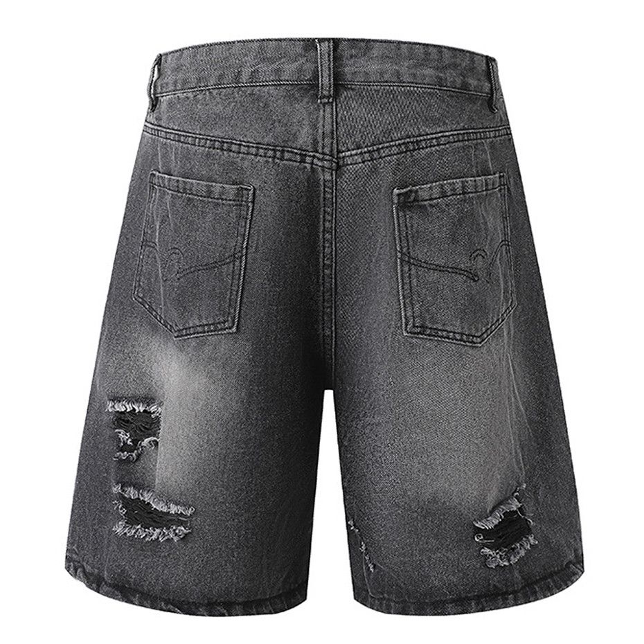 Japanese Brand × Vintage Ripped Denim Short Side Zipper Size US 29 - 2 Thumbnail