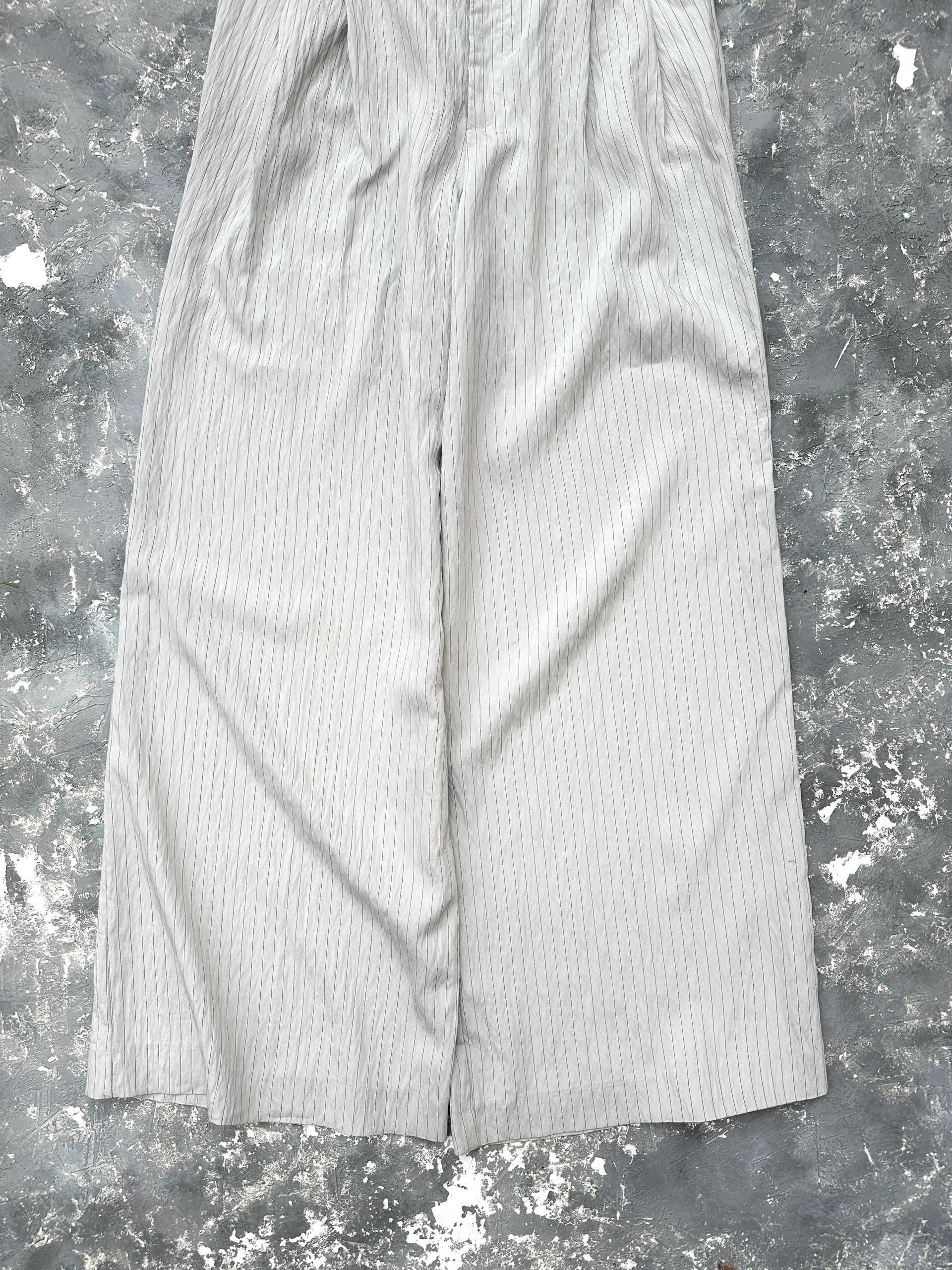 Zara loose striped modal zara pants Size 30" / US 8 / IT 44 - 3 Thumbnail