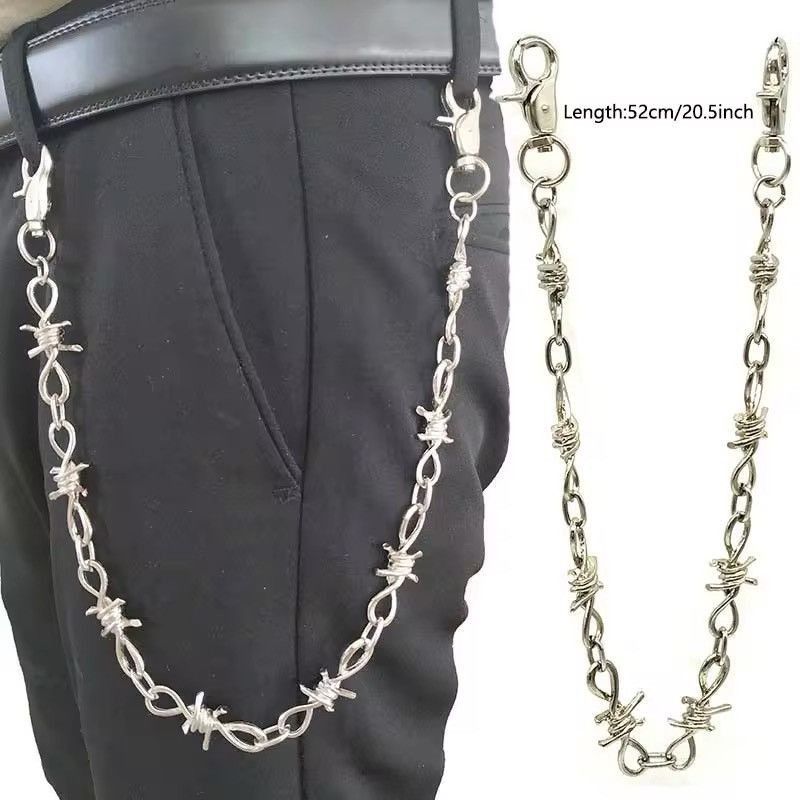 Jewelry Barb Wire Wallet Chain Size ONE SIZE - 2 Thumbnail