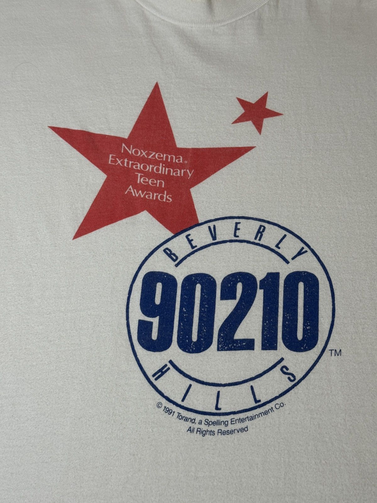 Hanes × Vintage Vintage 80s 90s Beverly Hills 90210 XL TV Promo T Shirt Size US XL / EU 56 / 4 - 2 Thumbnail
