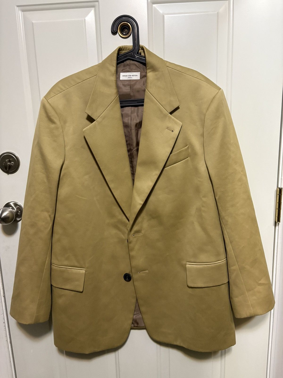 Dries Van Noten FW21 Dries Van Noten Yellow/Beige Blazer Size 40L - 1 Thumbnail