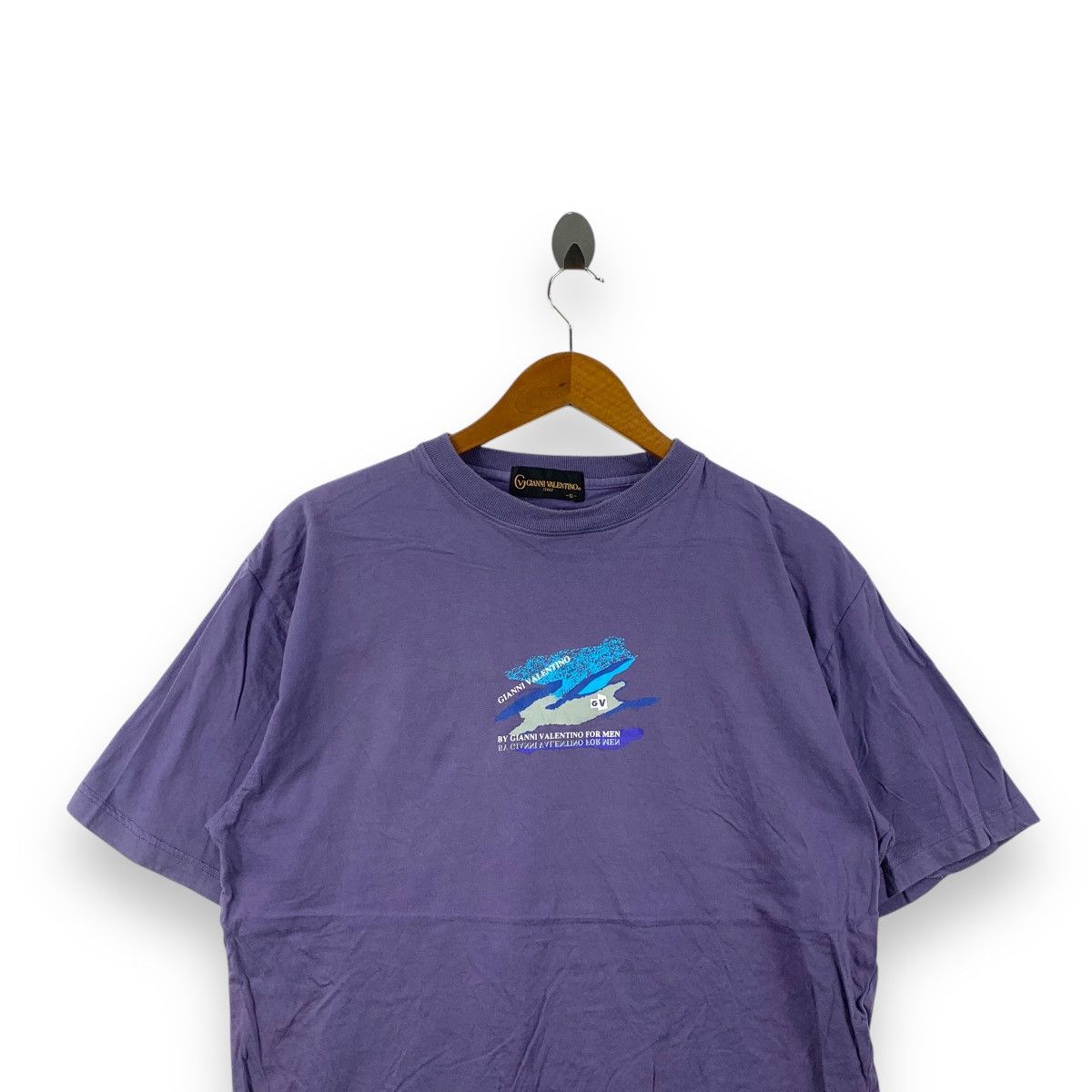 Vintage Vintage GIANNI VALENTINO ITALY Collection For Men Tee Size US XL / EU 56 / 4 - 2 Thumbnail
