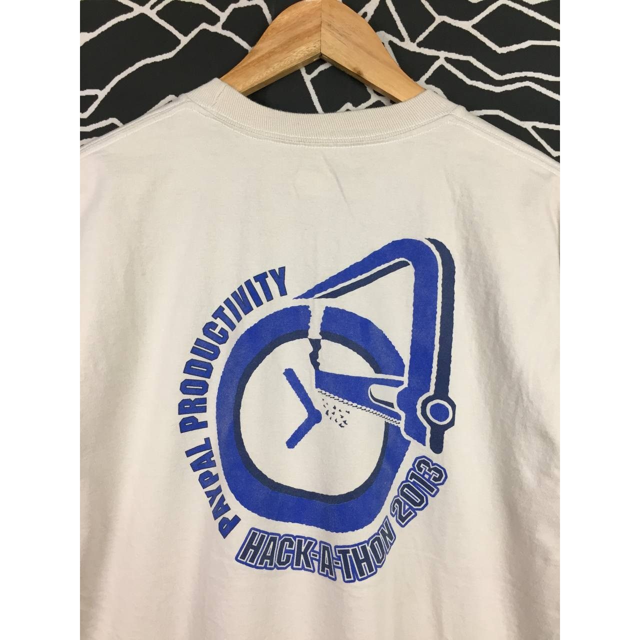 Hanes × Vintage PayPal Productivity Hack-A-Thon 2013 Tech Wear Tee Size US L / EU 52-54 / 3 - 3 Thumbnail