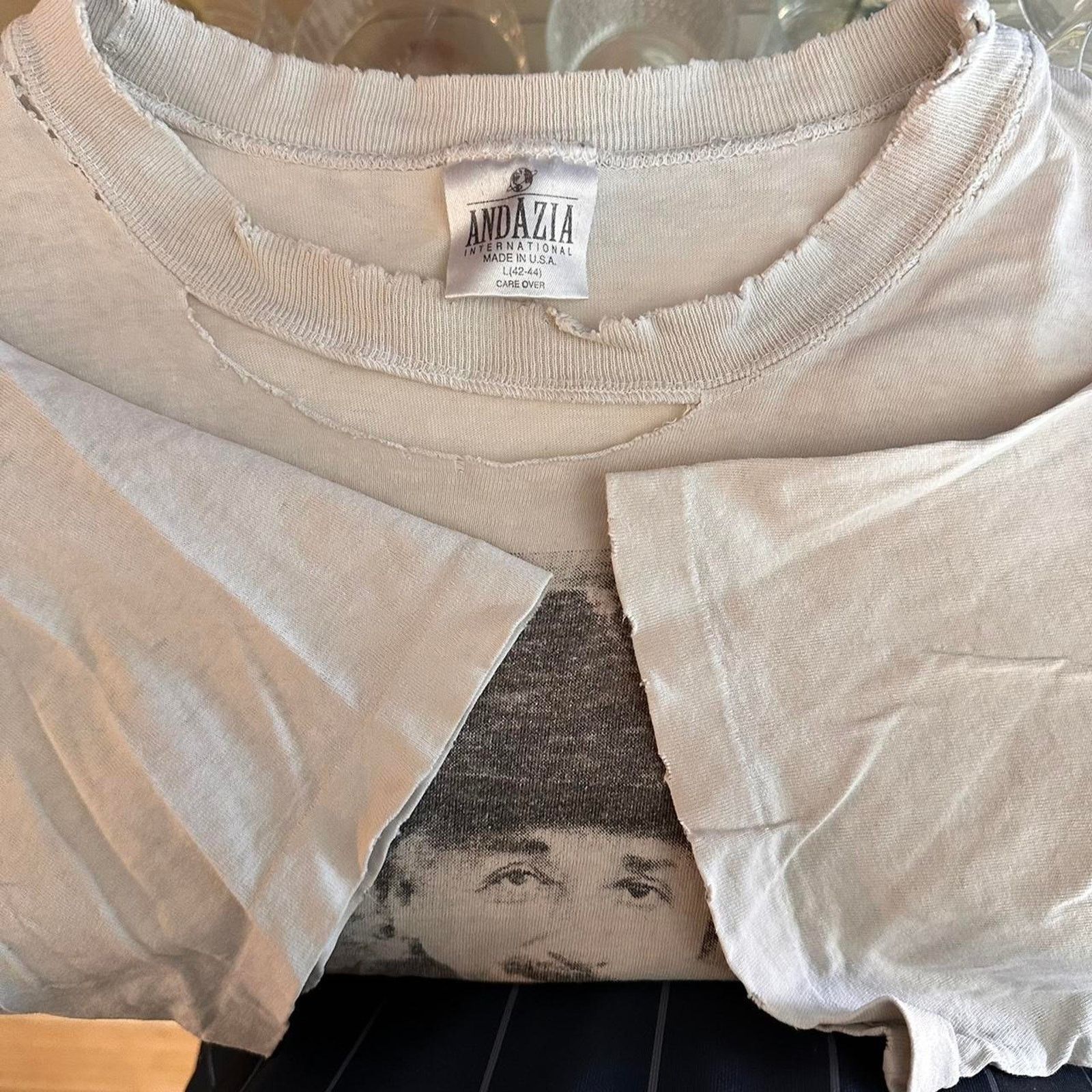 Vintage Vintage Albert Einstein AOP Shirt Size US L / EU 52-54 / 3 - 8 Thumbnail