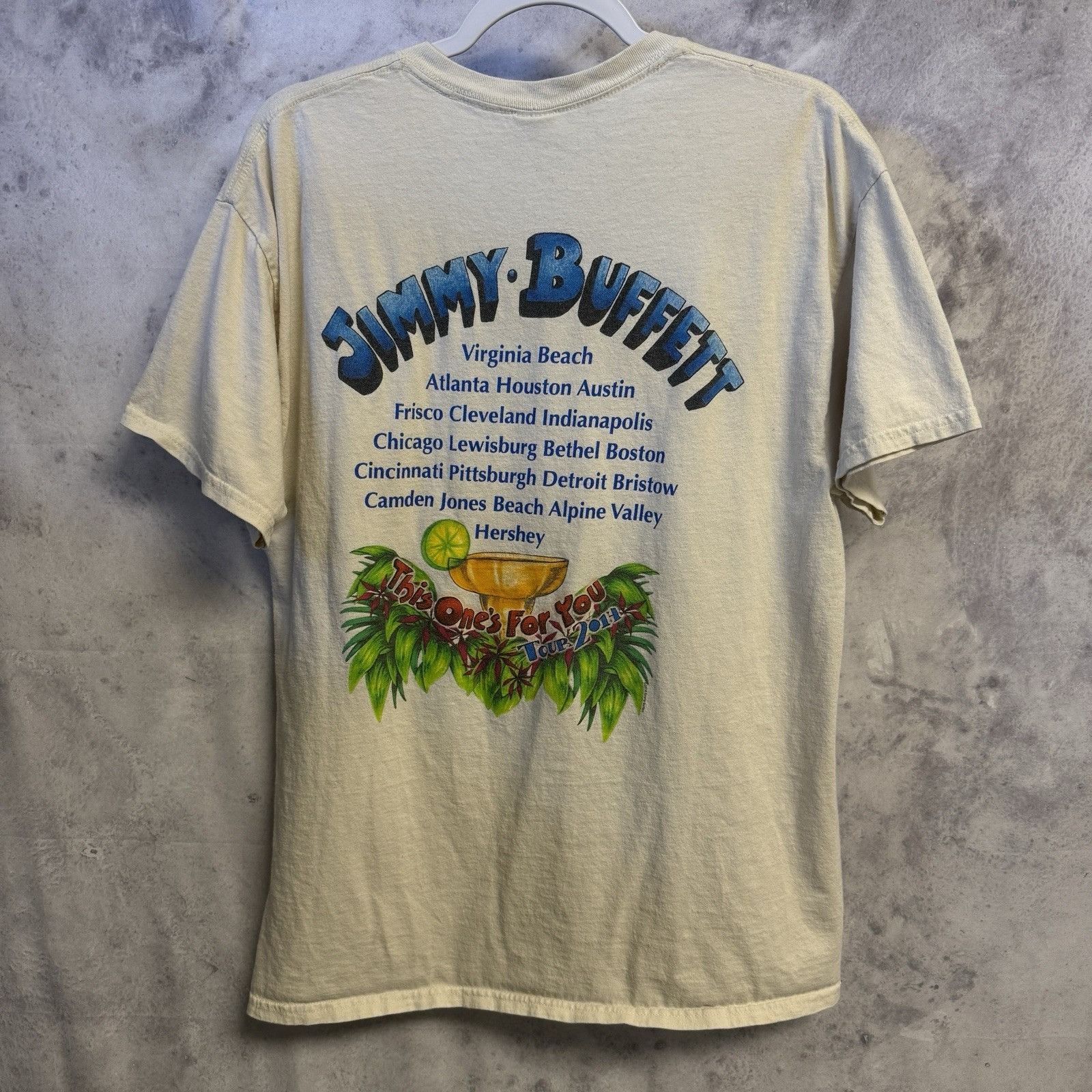 Band Tees Jimmy Buffett This One’s For You Tour 2014 Concert L 21x28.5 Size US L / EU 52-54 / 3 - 2 Thumbnail