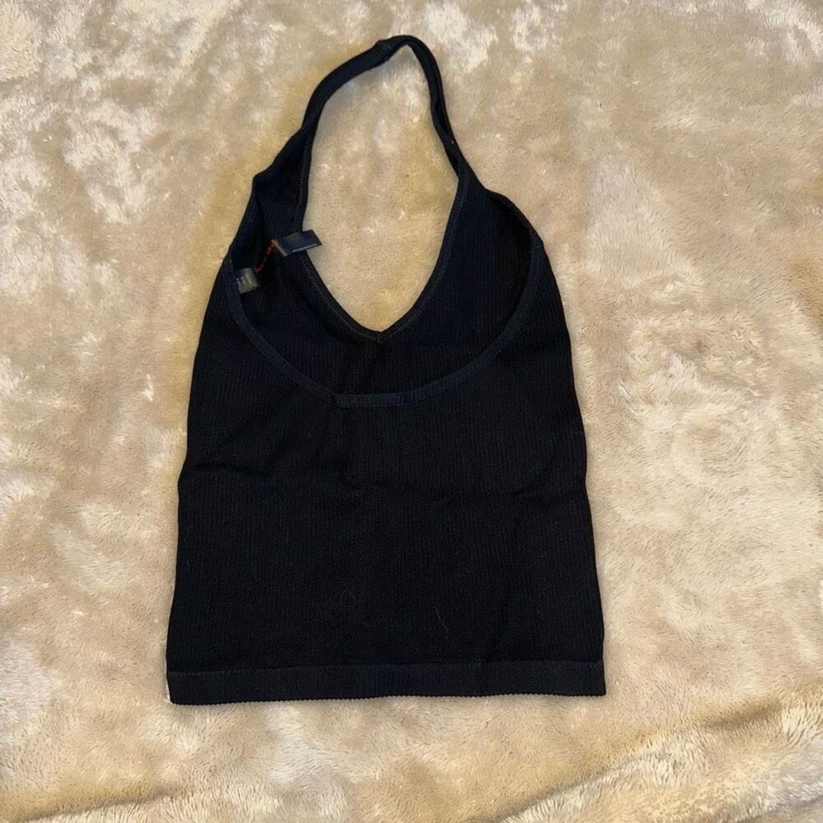 Other Out from Under Black Halter Ribbed Crop Top | Sz S Size S / US 4 / IT 40 - 6 Thumbnail