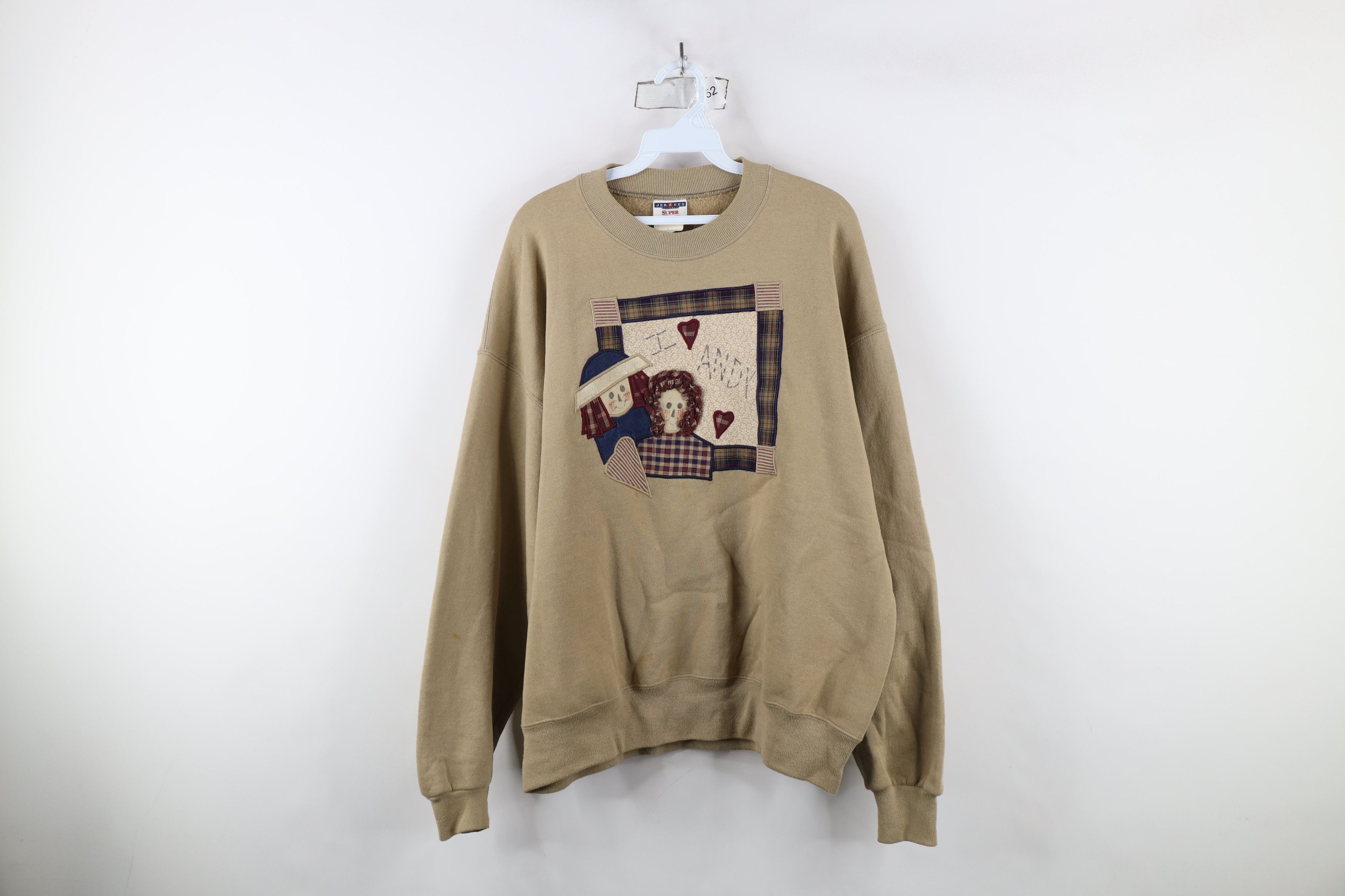Vintage Vintage 90s Streetwear Raggedy Ann and Andy Sweatshirt Size L / US 10 / IT 46 - 1 Thumbnail