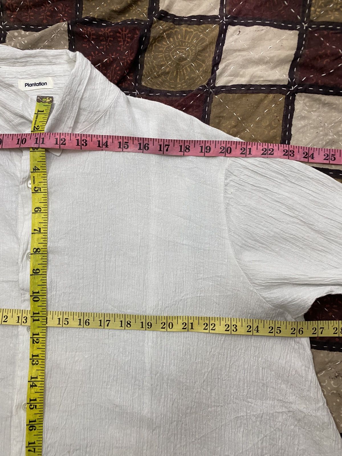 Issey Miyake Plantation Crinkled Cotton Shirt Made in Japan Size US M / EU 48-50 / 2 - 13 Thumbnail