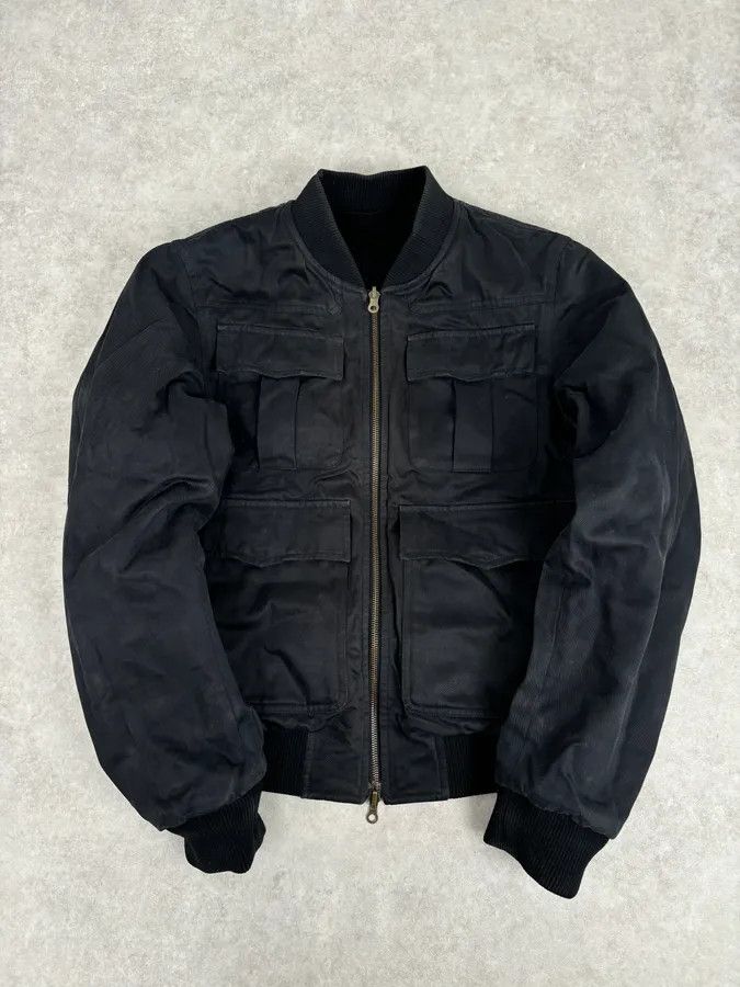 Dries Van Noten Dries Van Noten Black Reversible Tactical Bomber Jacket Size US M / EU 48-50 / 2 - 1 Thumbnail