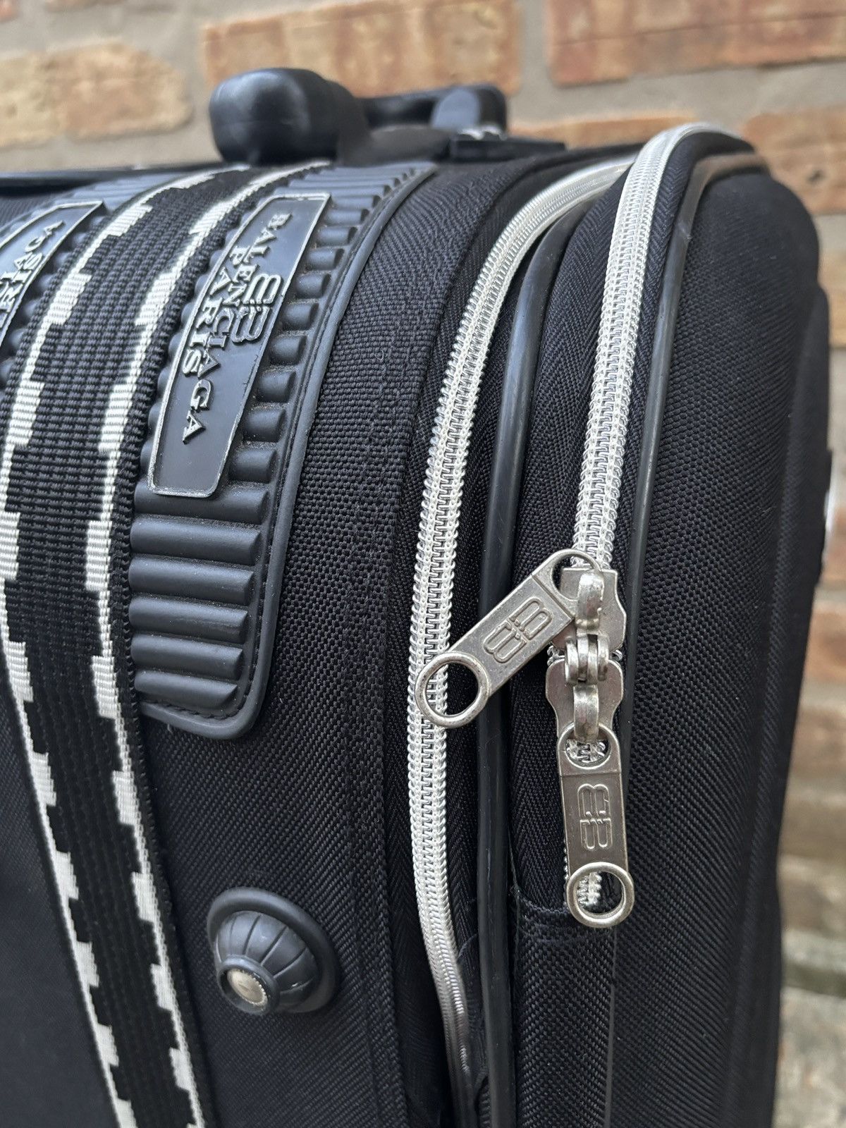 Balenciaga Vintage Balenciaga Carry On Luggage Suitcase Rolling Size ONE SIZE - 9 Thumbnail
