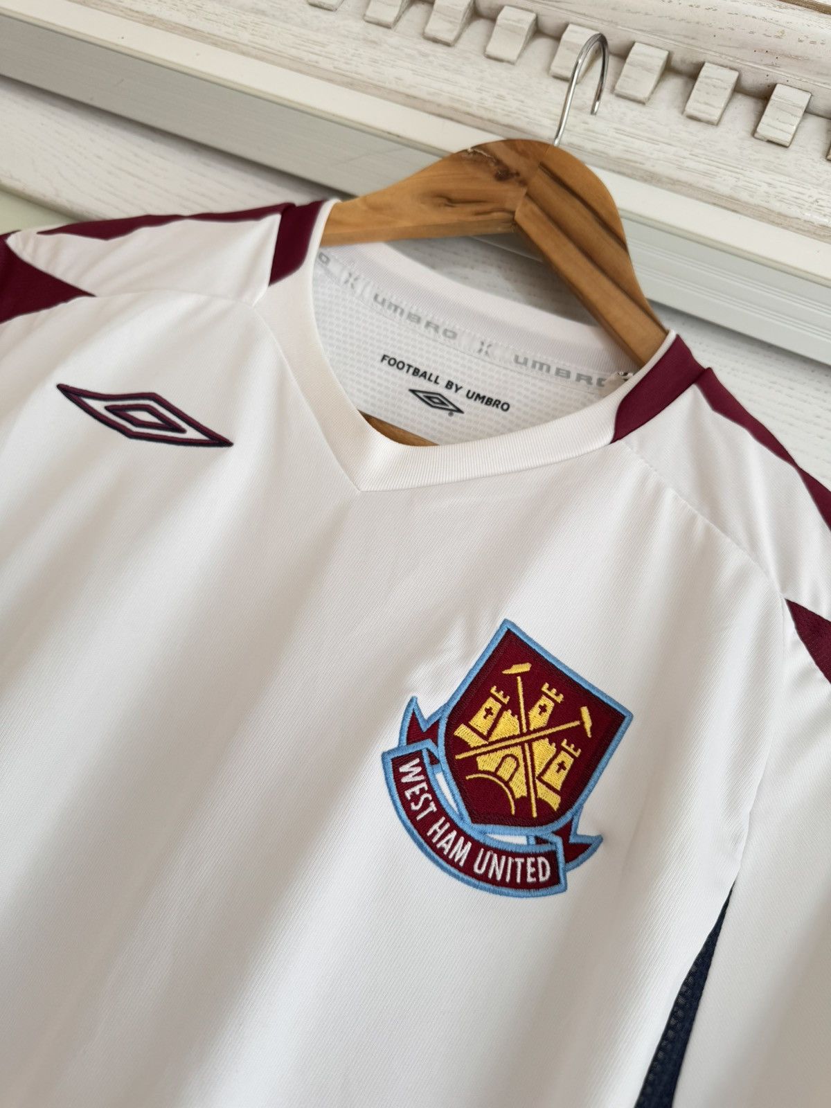 Umbro × Vintage West Ham United 2007-2008 Soccer Jersey Football Kit Shirt Size US XL / EU 56 / 4 - 8 Thumbnail
