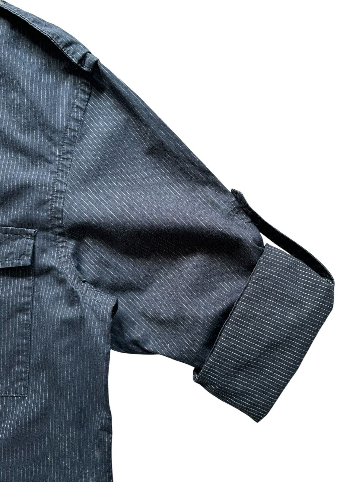 Lounge Lizard 00's - Lounge Lizard pinstripe double pocket shirt Size US M / EU 48-50 / 2 - 6 Thumbnail
