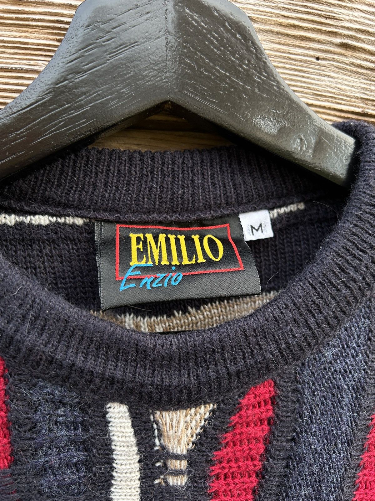 Vintage 90s Vintage Alpaca Coogi Style Wool Chunky Sweater Size US M / EU 48-50 / 2 - 8 Thumbnail