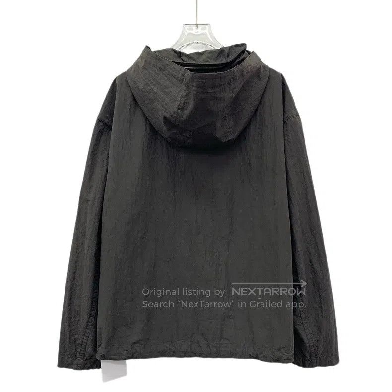 Hermes Hermes Licorice Cotton Hooded Semi-Zip Long Sleeve Jacket Size US M / EU 48-50 / 2 - 2 Thumbnail