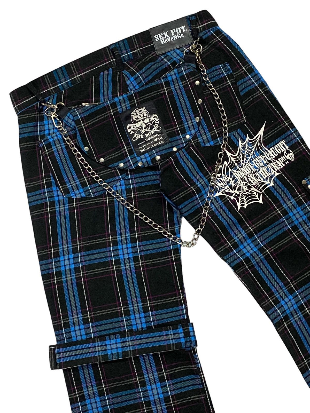 Japanese Brand × Revenge × Seditionaries Sex Pot Revenge Flare Bondage Pants Size US 30 / EU 46 - 19 Thumbnail