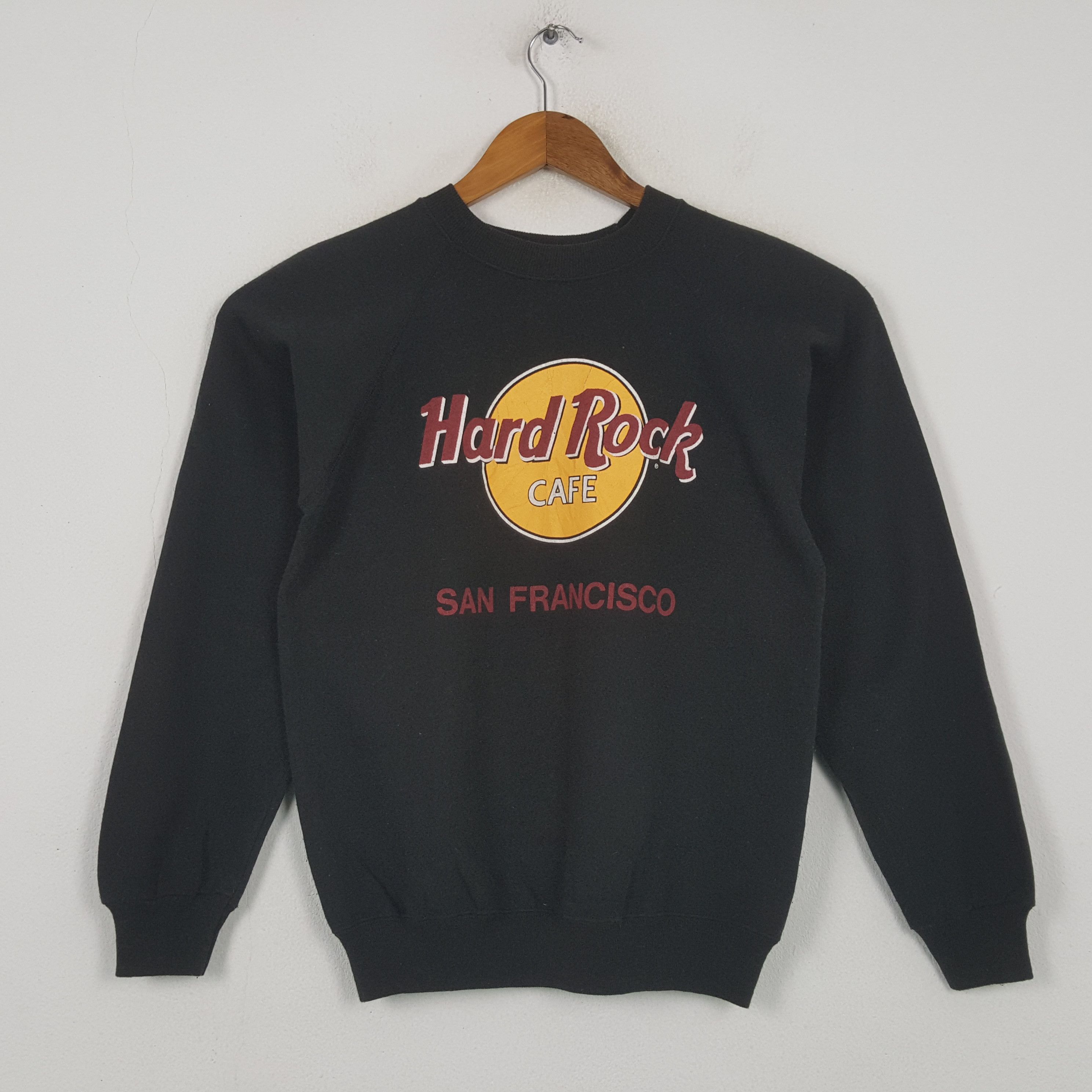 Hanes × Vintage Vintage Hard Rock Cafe San Francisco Sweatshirt C293N12 Size US S / EU 44-46 / 1 - 1 Thumbnail