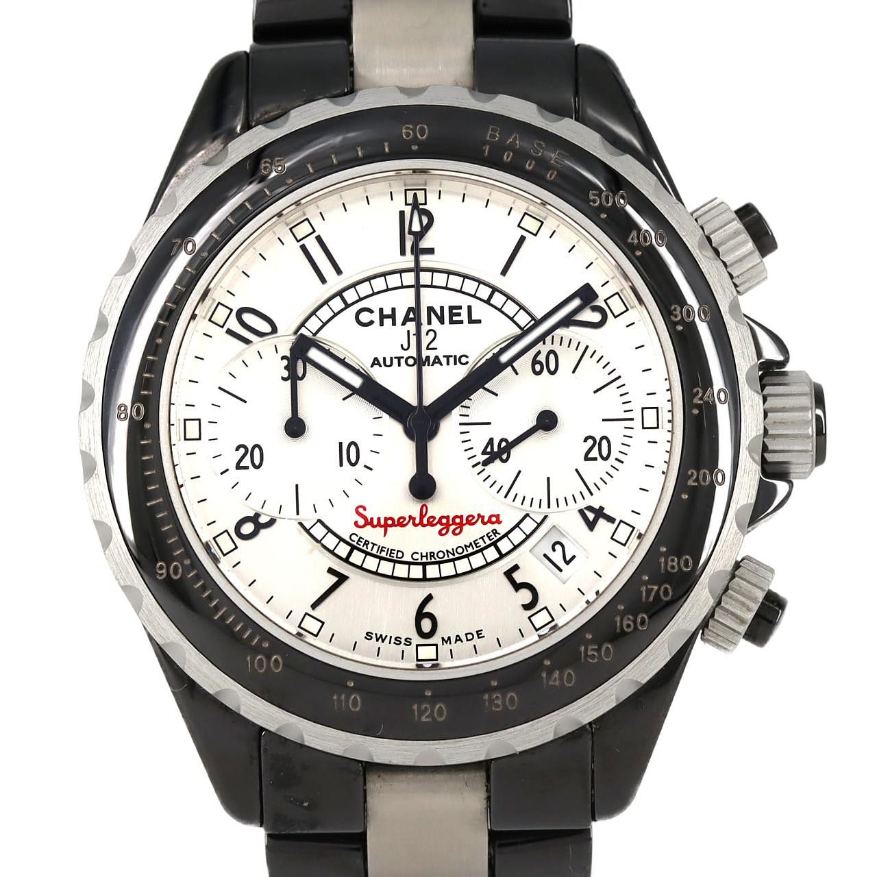 Chanel Chanel Chanel J12 Superleggera Chronograph Ceramic Aluminum Automatic Glass / Ceramic Automatic H1624 DUTY FREE for USA Size ONE SIZE - 1 Thumbnail