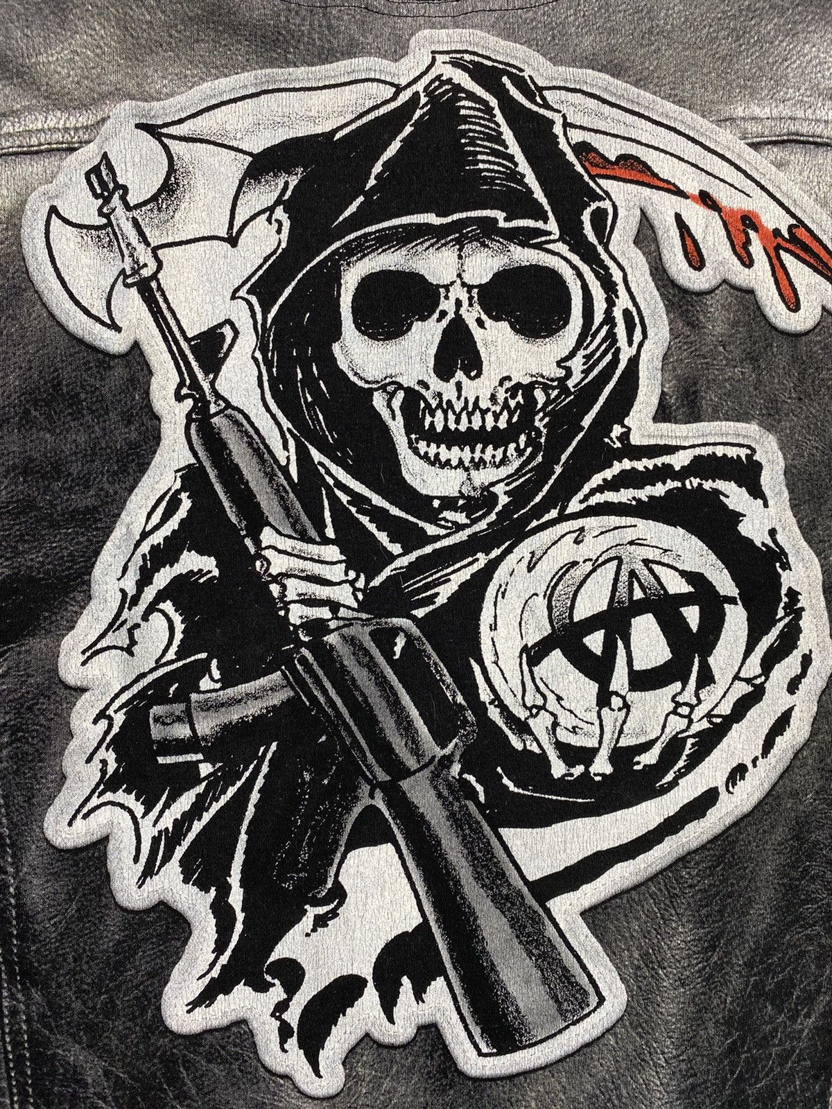 Vintage Vintage Y2K Sing Of Anarchy Biker Band Rock T Shirt Size US XL / EU 56 / 4 - 12 Thumbnail