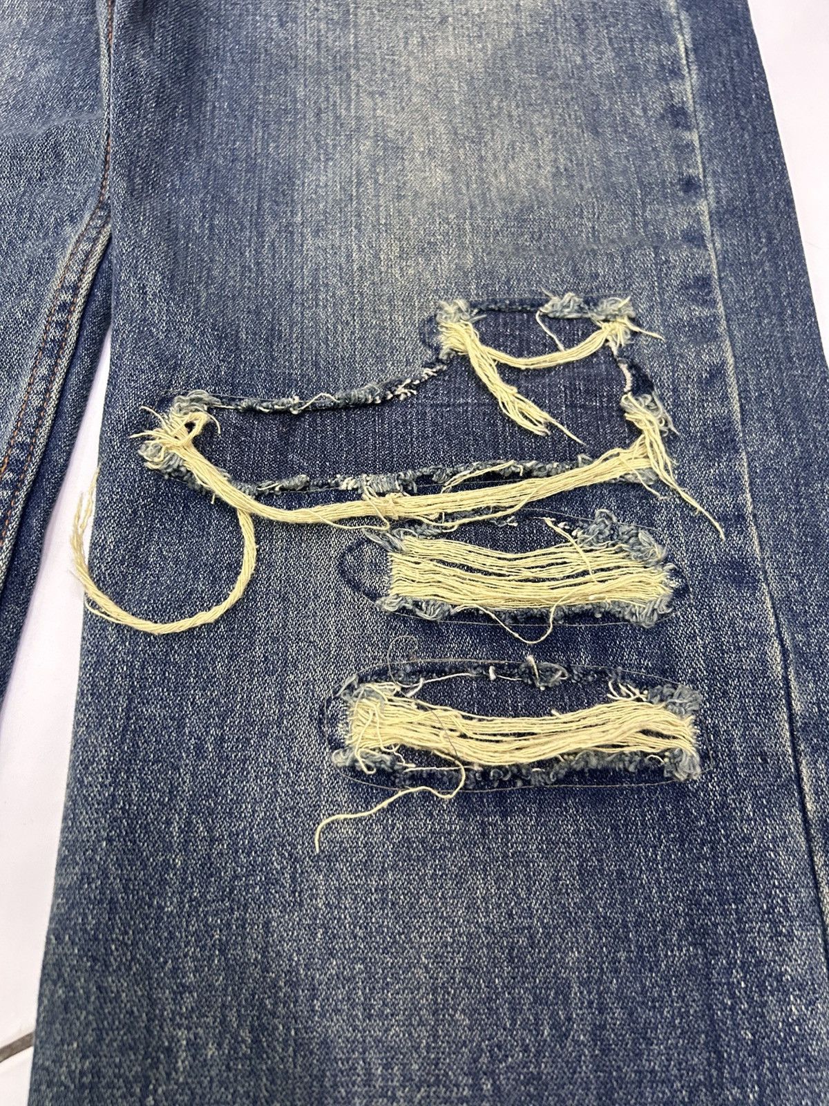 Japanese Brand × Vintage Vintage Japanese Denim Nylaus Jeans Distressed Jeans Size US 34 / EU 50 - 11 Thumbnail