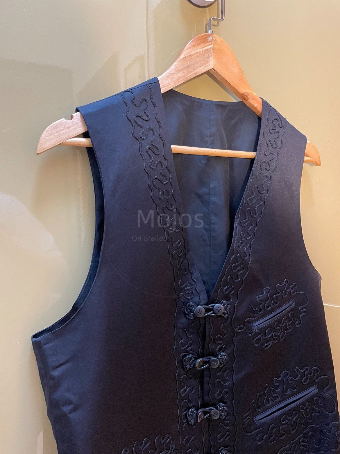 Yohji Yamamoto Yohji Yamamoto Pour Homme 93SS Silk Stitch Vest-2508 Size US M / EU 48-50 / 2 - 5 Thumbnail