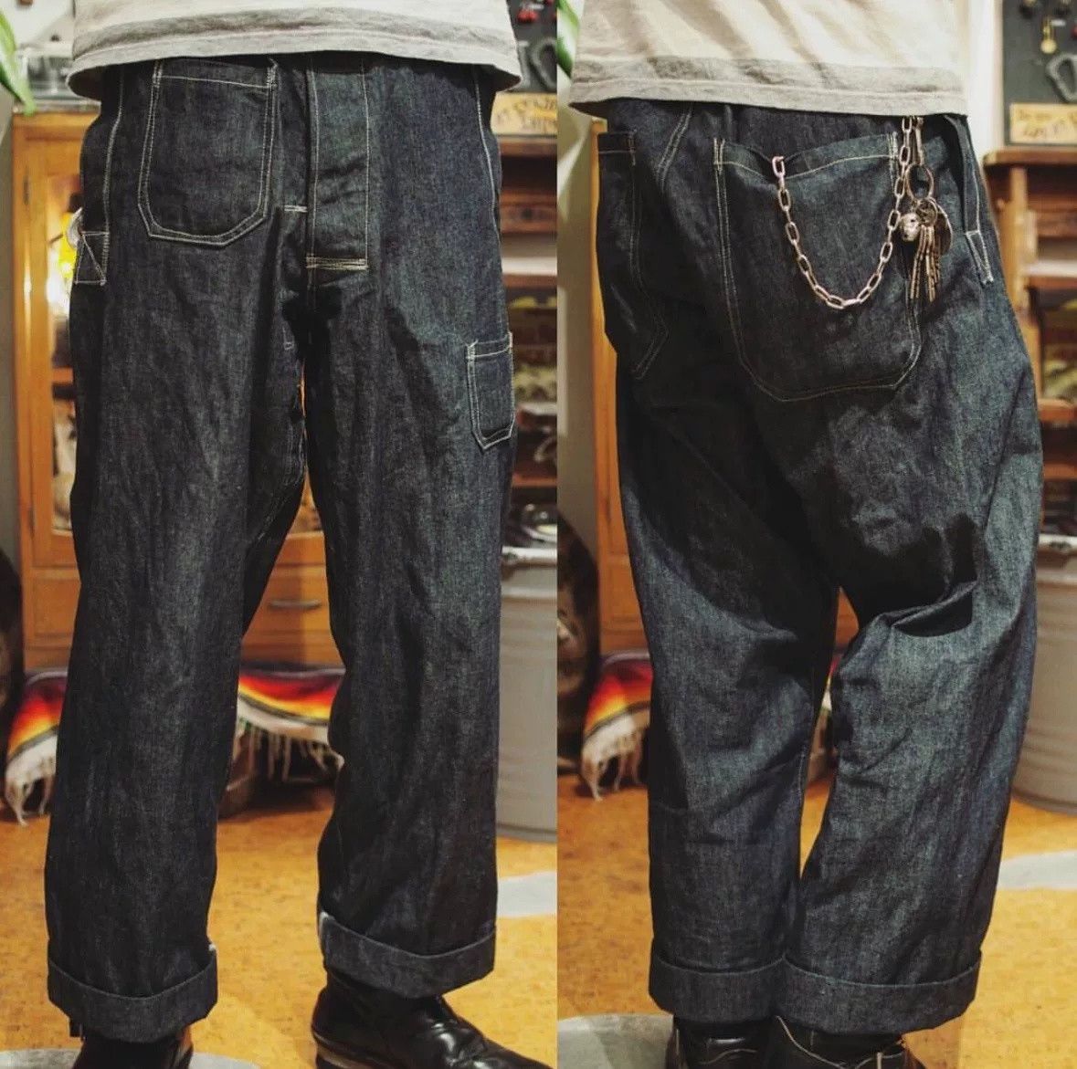 Jelado Jelado John Gluckow Vintage Painter Trousers Size US 32 / EU 48 - 2 Thumbnail