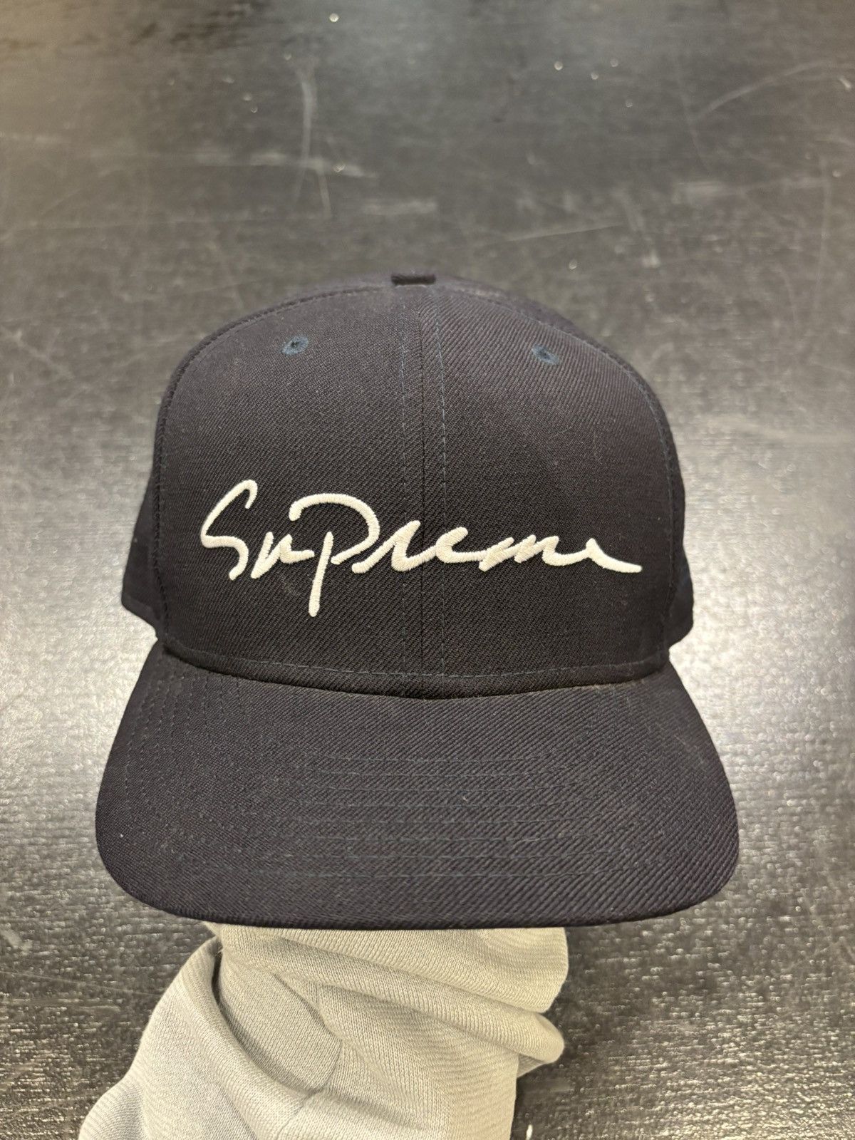 Supreme Supreme X New Era 6 Panel Script Cap Size ONE SIZE - 1 Thumbnail