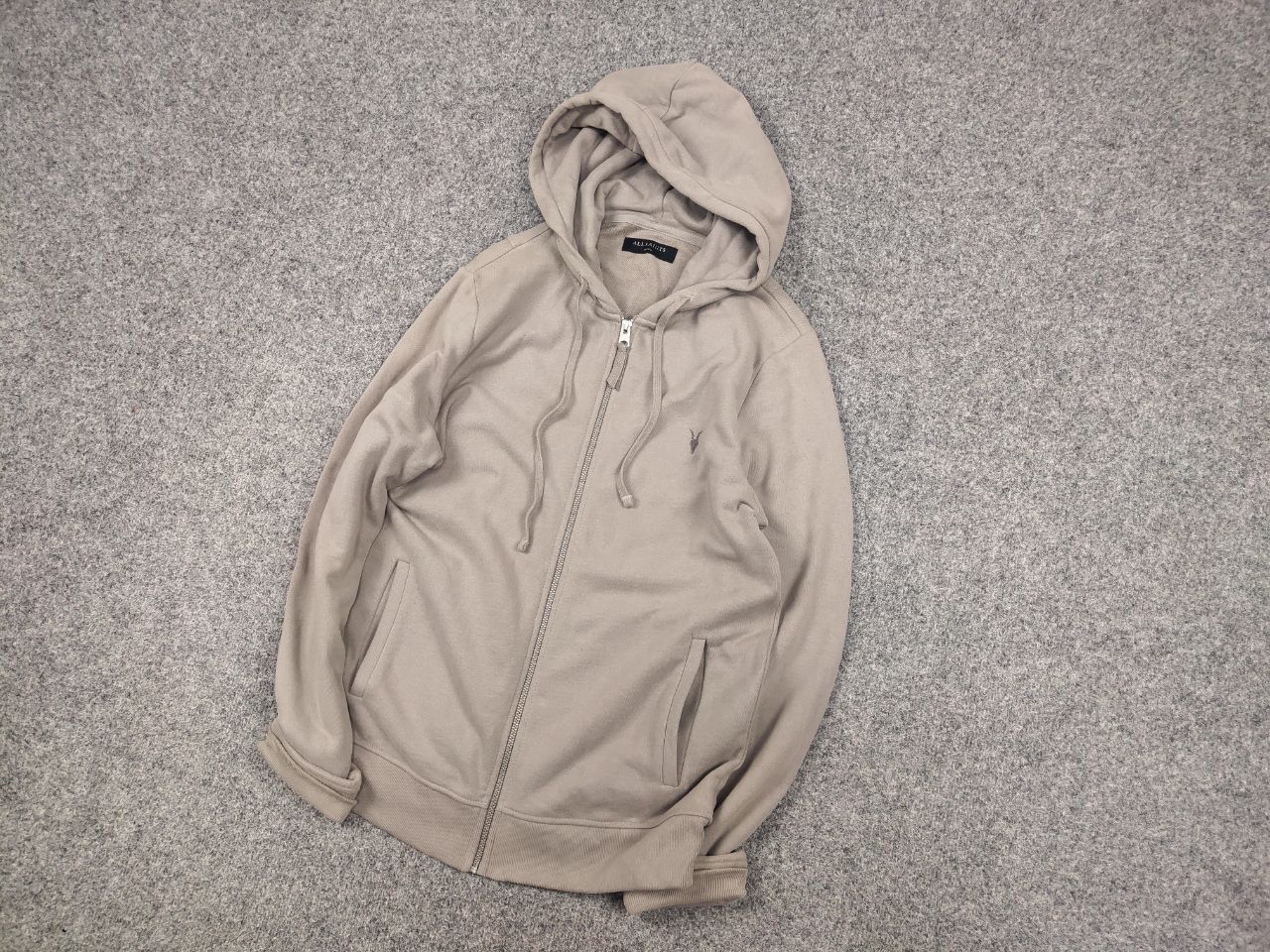 Allsaints Allsaints design Raven Cotton Zip Casual Hoodie Vintage Size US S / EU 44-46 / 1 - 3 Thumbnail