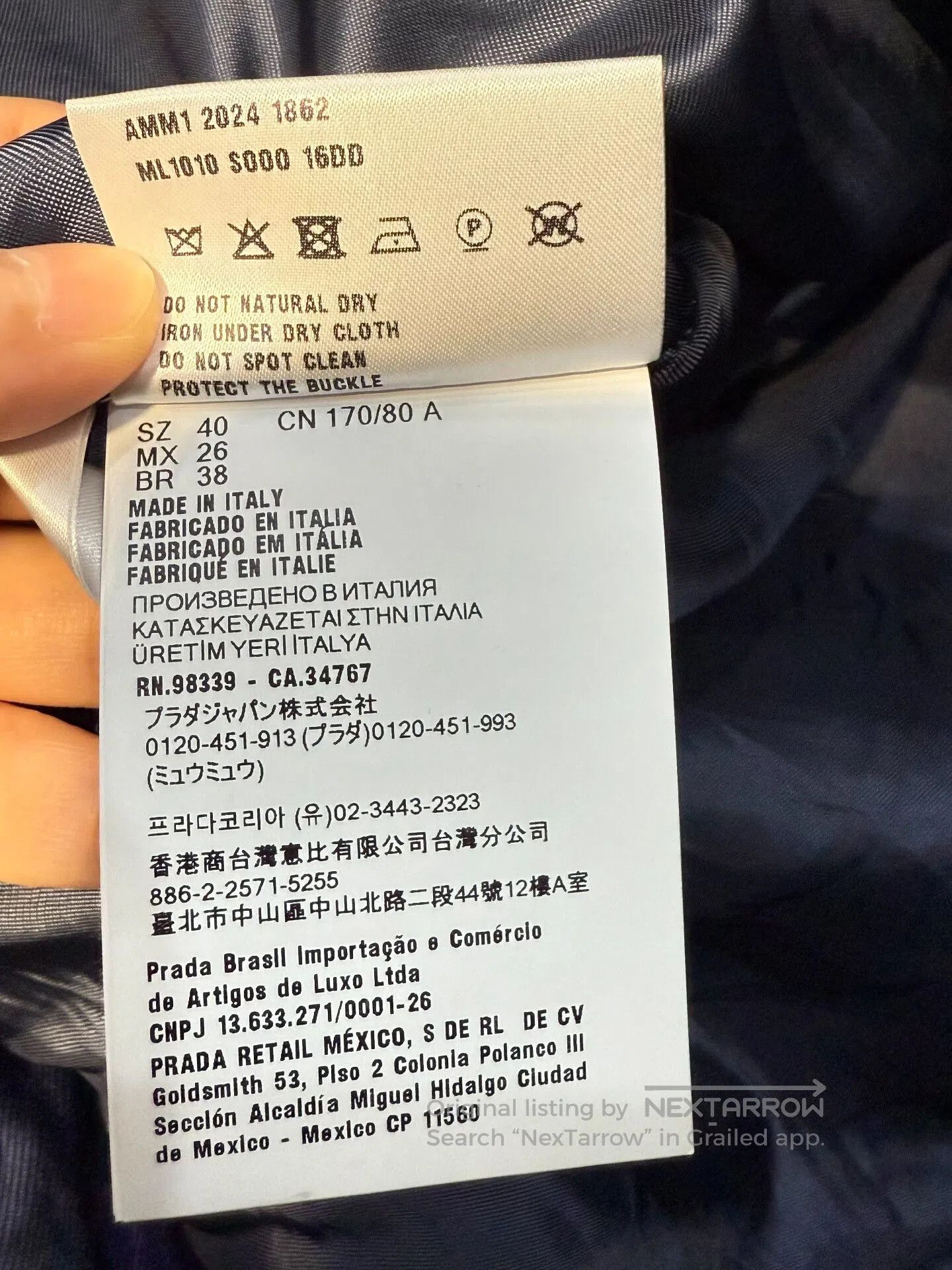 Miu Miu Miu Miu Size 40 Blue Coat. Size S / US 4 / IT 40 - 5 Thumbnail