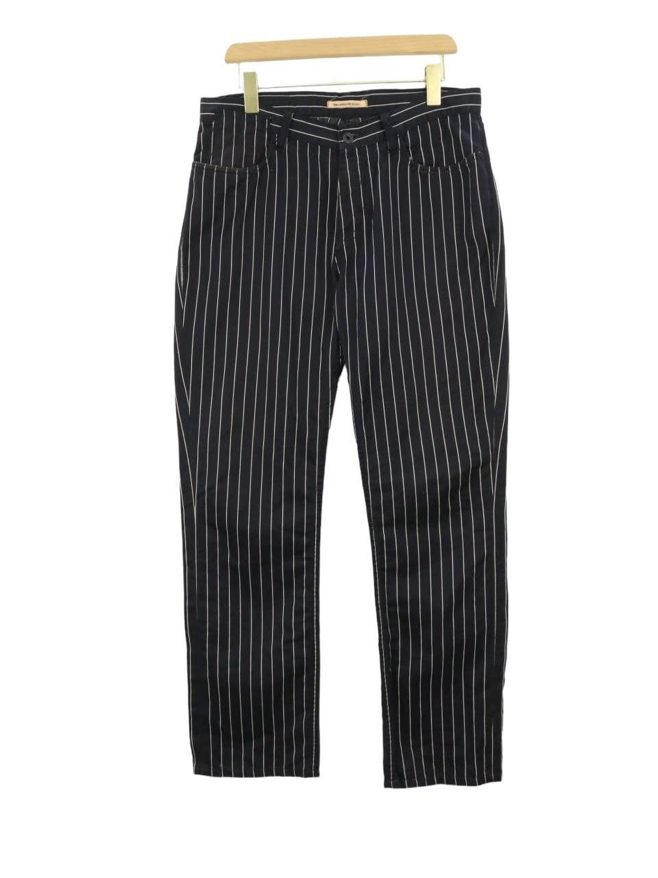 John Varvatos Pinstripe Button Pant