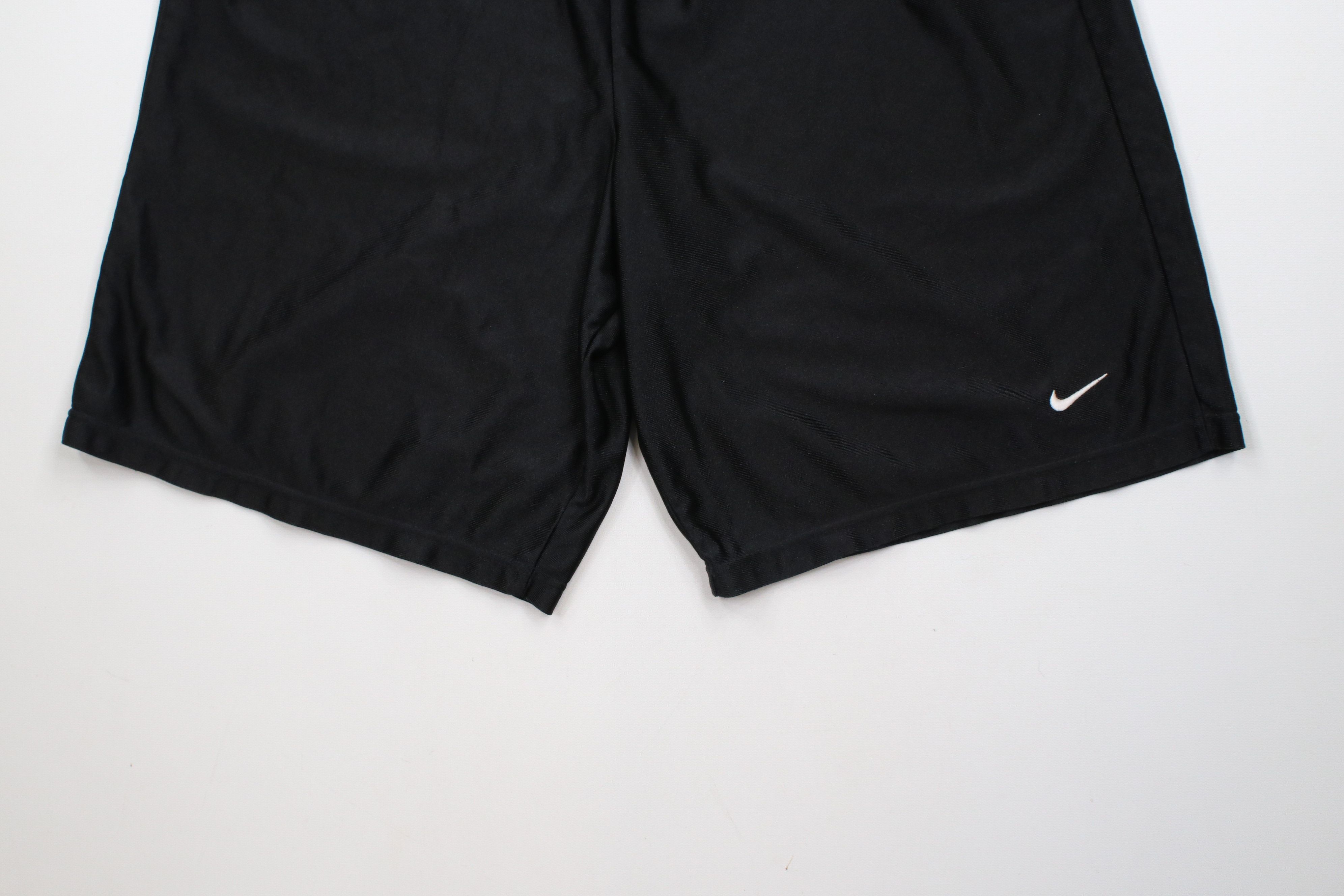 Nike × Vintage Vintage Nike Scott Mini Swoosh Shorts Black Polyester USA Size US 32 / EU 48 - 4 Thumbnail