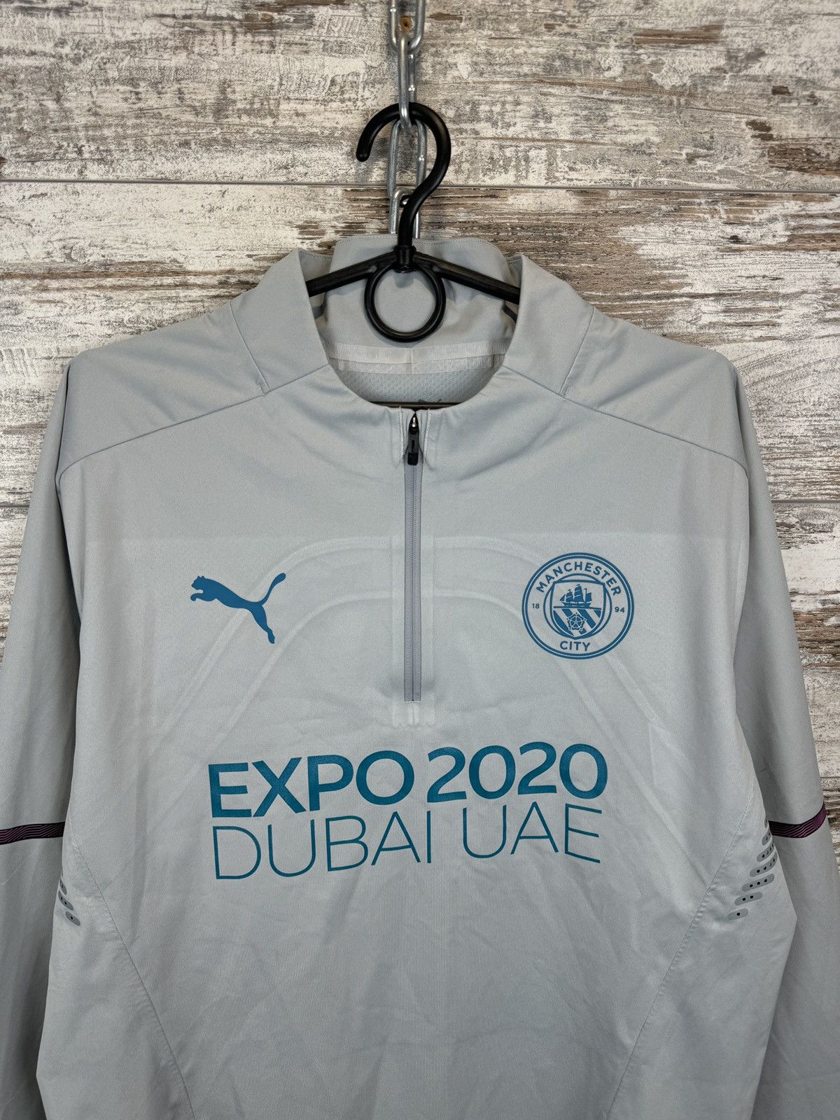 Puma × Vintage Mens Vintage Puma Manchester City FC sweatshirt jersey Size US L / EU 52-54 / 3 - 2 Thumbnail