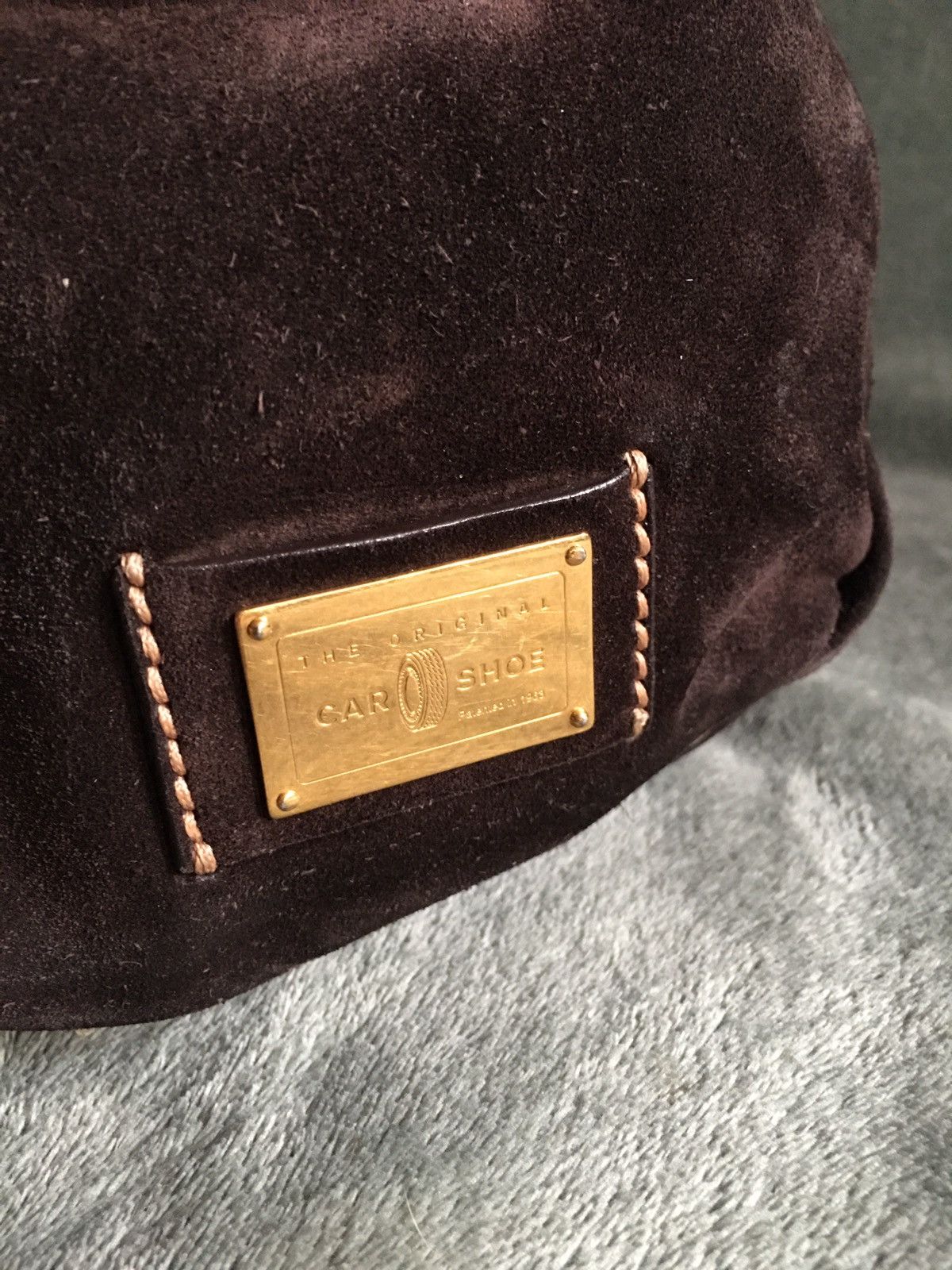 Car Shoe Car Shoe by PRADA Milano Brown Suede Shoulder Tote Bag Size ONE SIZE - 4 Thumbnail