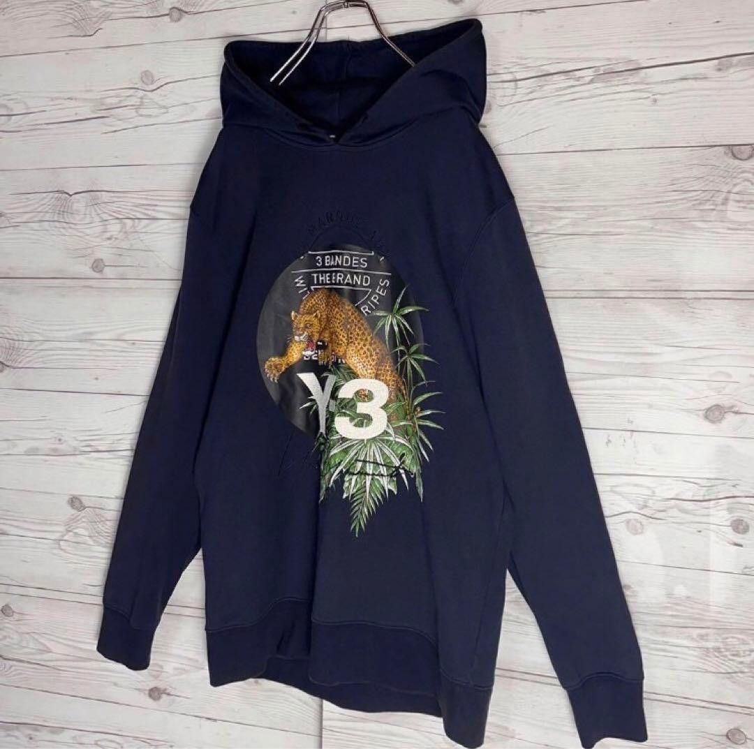 Yohji Yamamoto Y-3 yohji yamamoto embroidery logo leopard hoodie Size US M / EU 48-50 / 2 - 3 Thumbnail