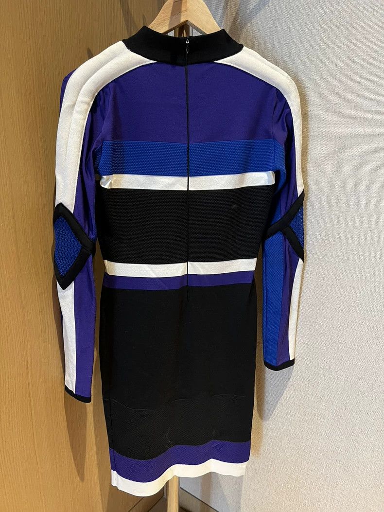 Versace Versace Striped long-sleeved dress Size S / US 4 / IT 40 - 2 Thumbnail