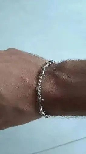 Jewelry Silver Thorn Bracelet Size ONE SIZE - 4 Thumbnail