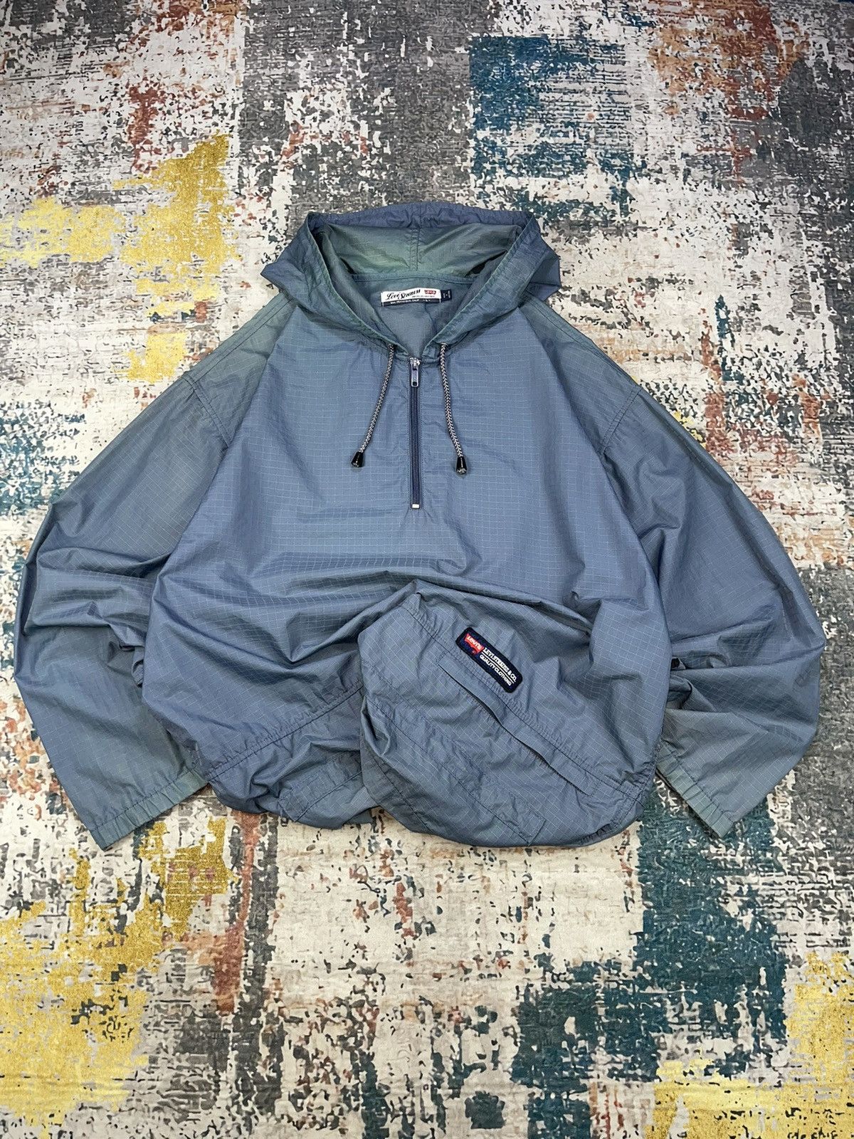 Levi's Vtg Levis Strauss Anorak Ripstop Pull Over Windbreaker Size US L / EU 52-54 / 3 - 18 Thumbnail