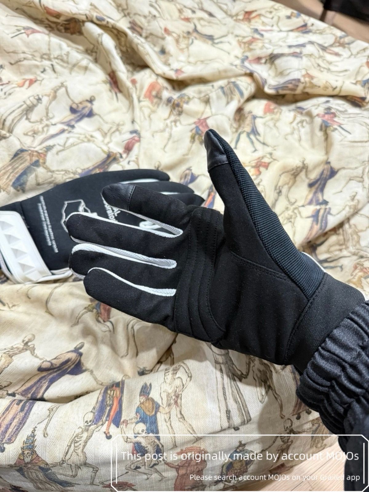Undercover Undercover Hal Laboratories Rivet Gloves Black Size ONE SIZE - 7 Thumbnail