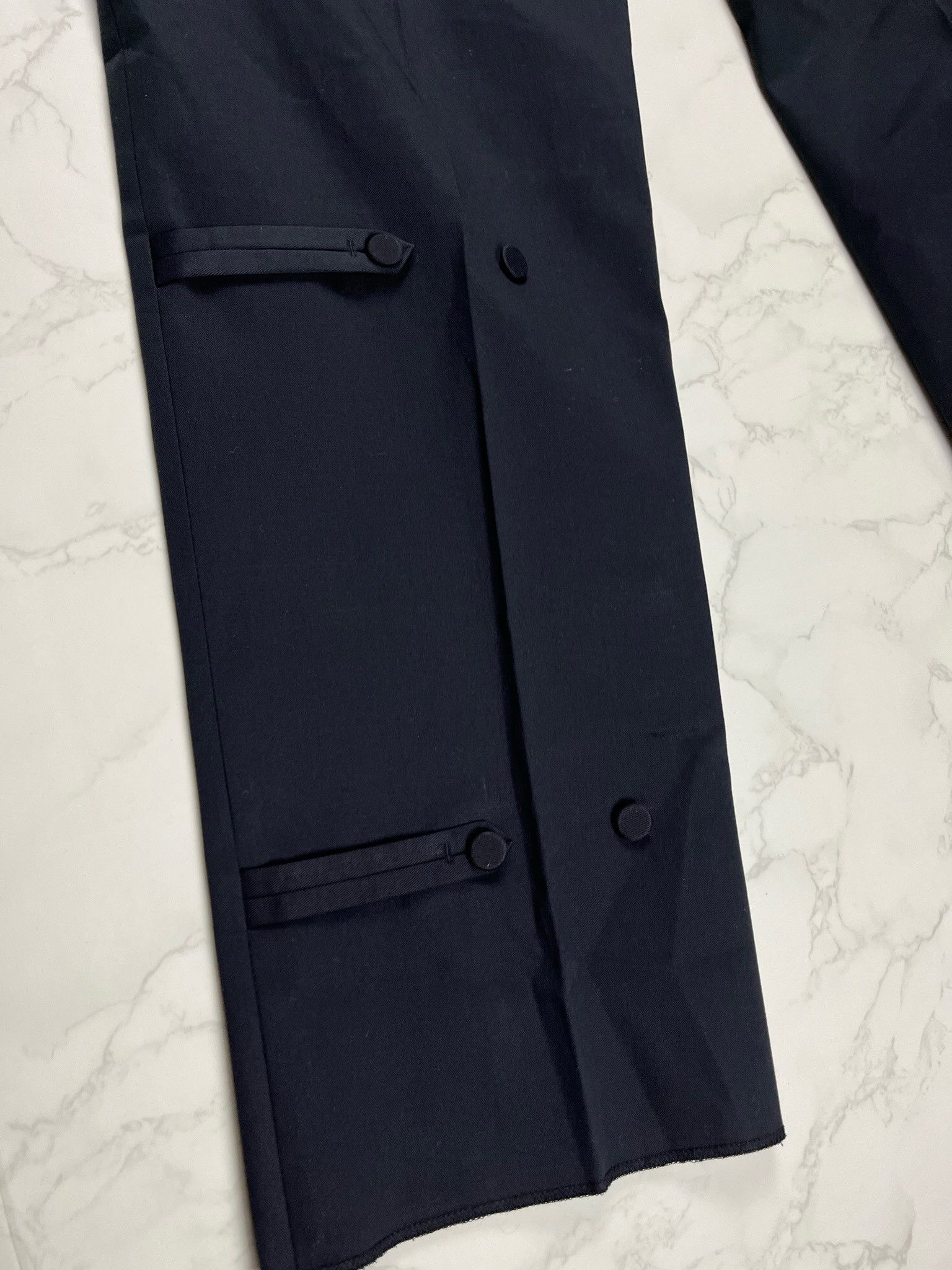 Gucci 🔥65% OFF🔥 Gucci Formal Loop Stretch Gabardine Black Pants Size US 36 / EU 52 - 16 Thumbnail