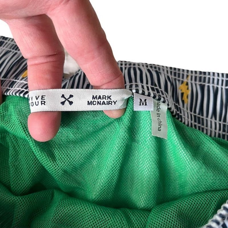 Mark McNairy Mark McNairy Five Four men's drawsting swim trunks Size US 28 / EU 44 - 5 Thumbnail