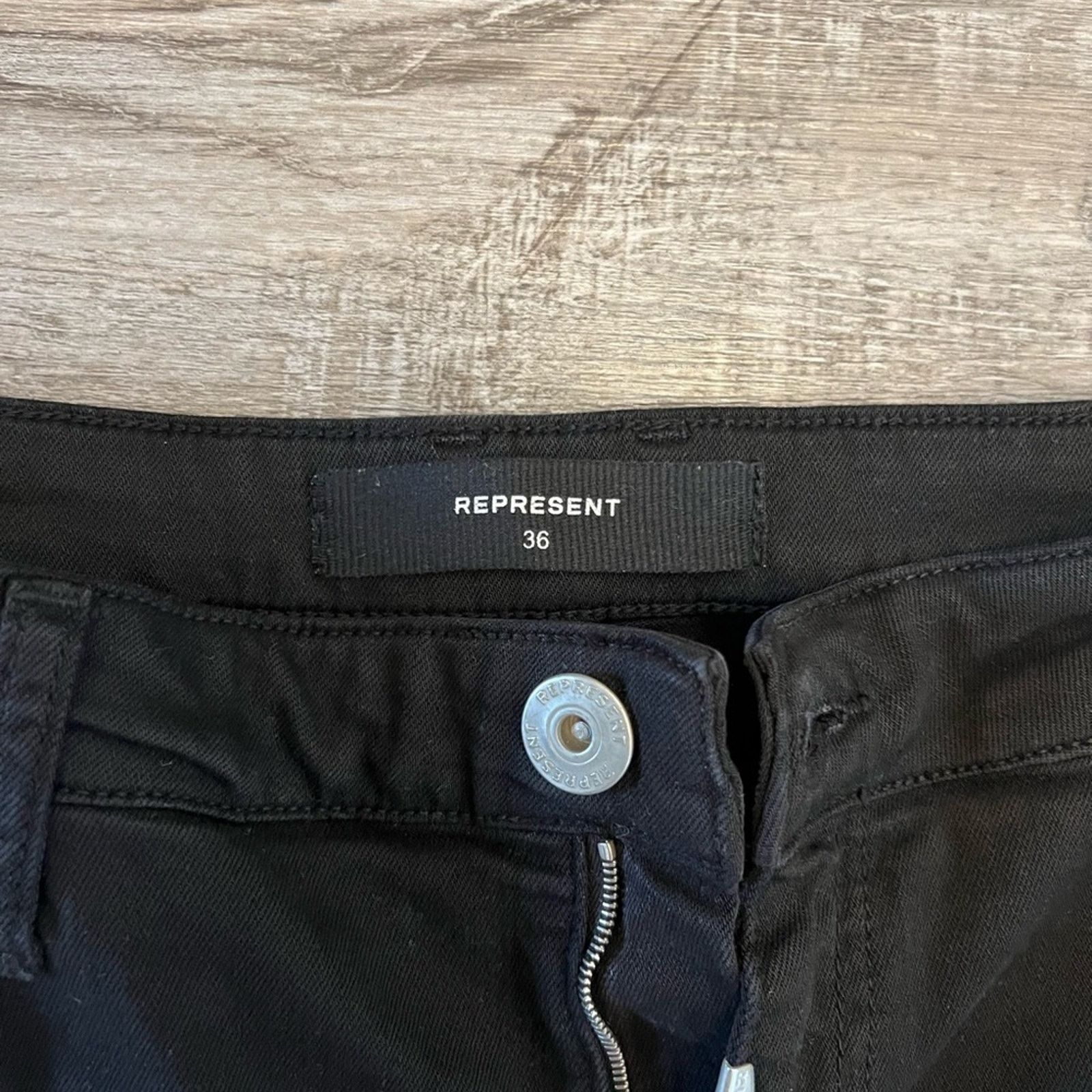 Represent Clo. Represent Clo Destroyer denim in black Size US 34 / EU 50 - 2 Thumbnail