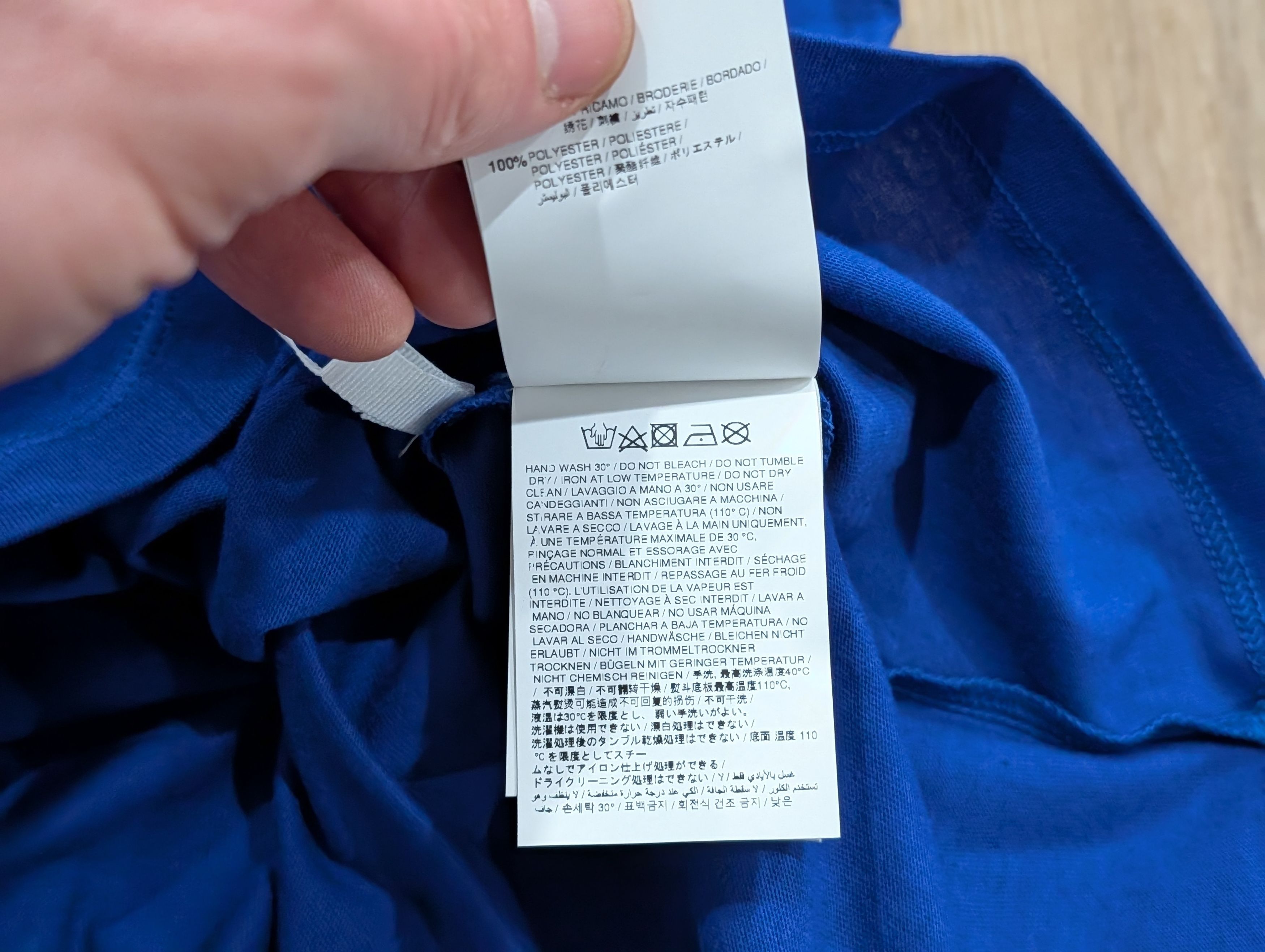 Off-White Off-White Slim Fit Logo Cotton T-Shirt Dark Blue Small Size US S / EU 44-46 / 1 - 6 Thumbnail