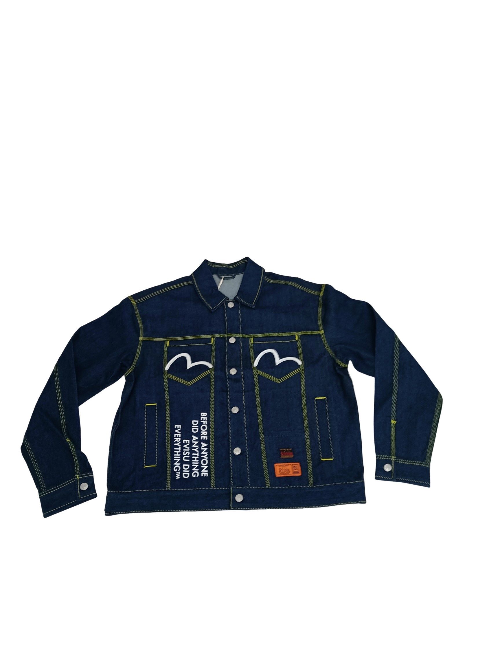 Evisu × Palace Palace x Evisu Classic Seagull Denim Jacket | Grailed